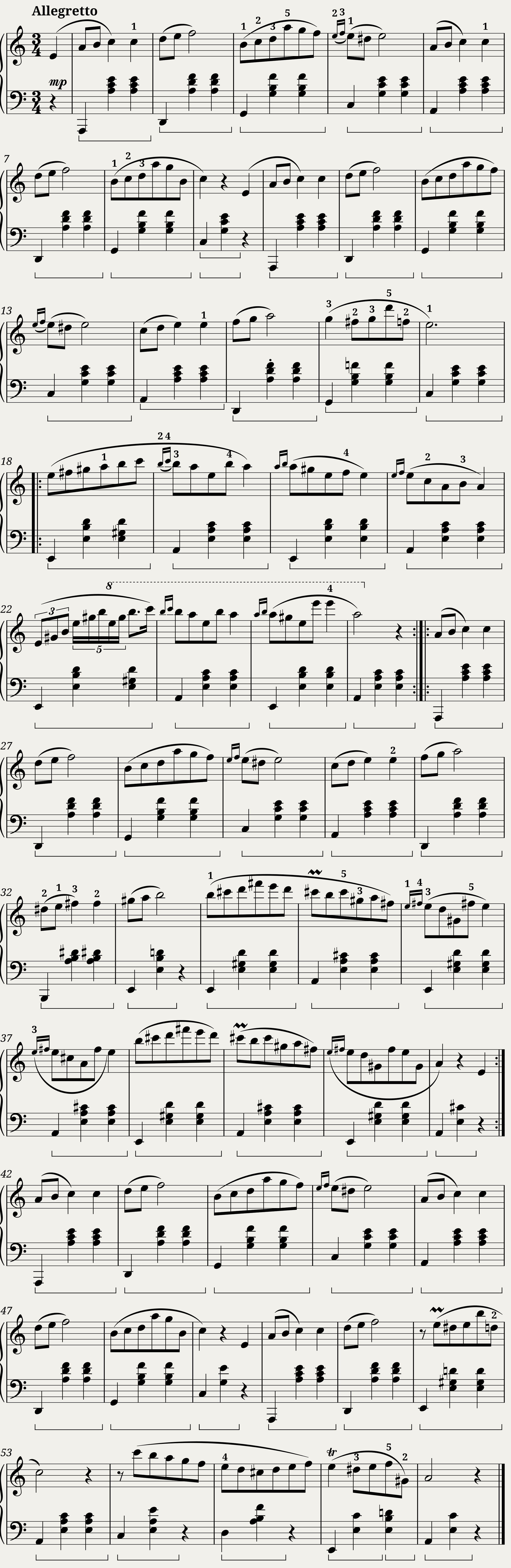 Waltz in A MinorChopin