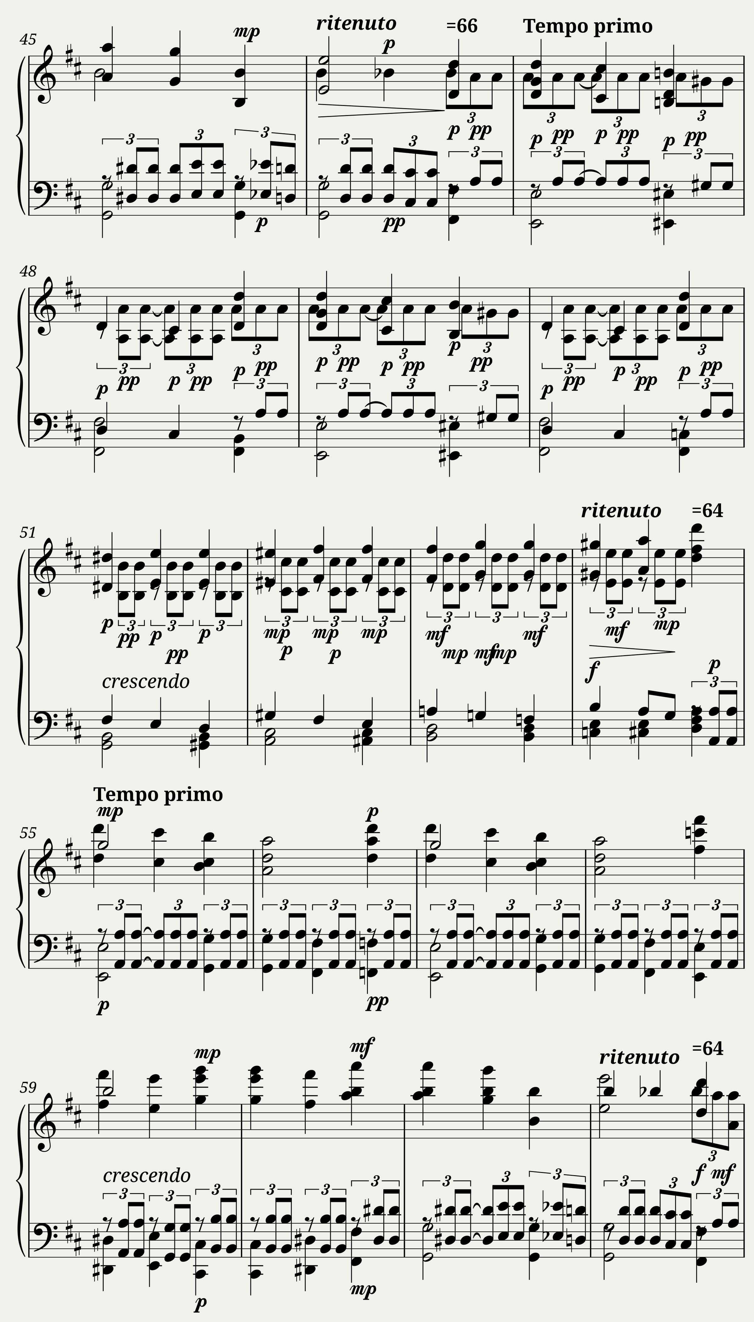 Concerto para Piano No. 1 - Tchaikovsky — 2/2