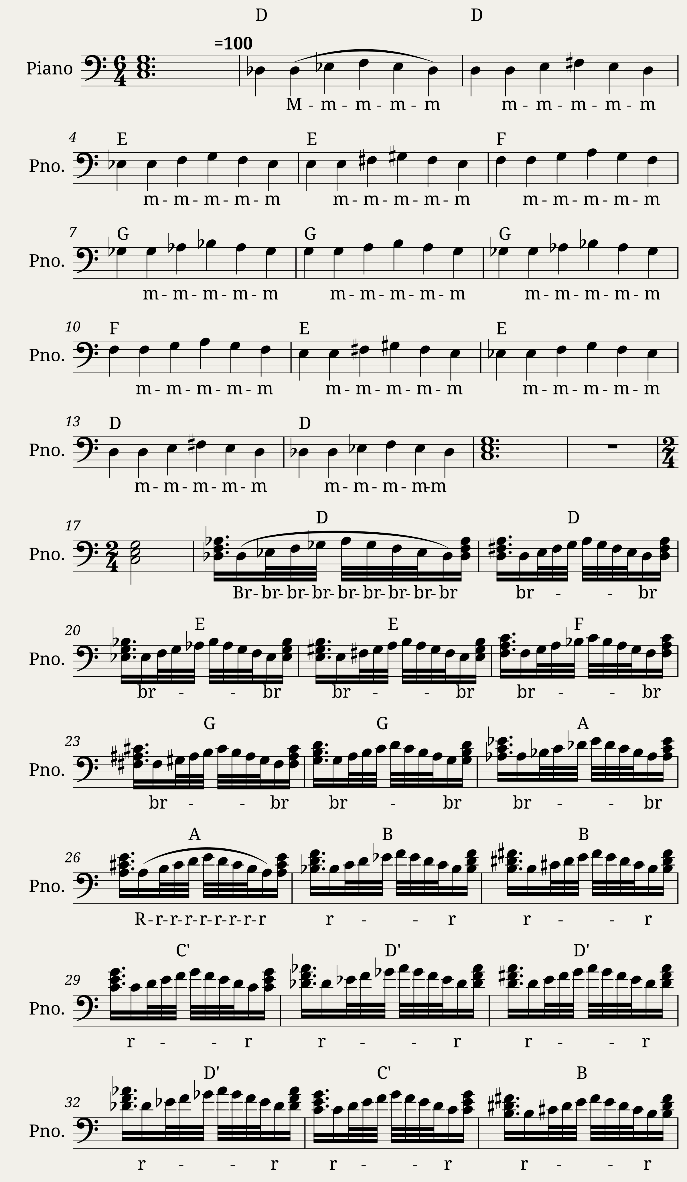 Warm up (tenor) — 1/2