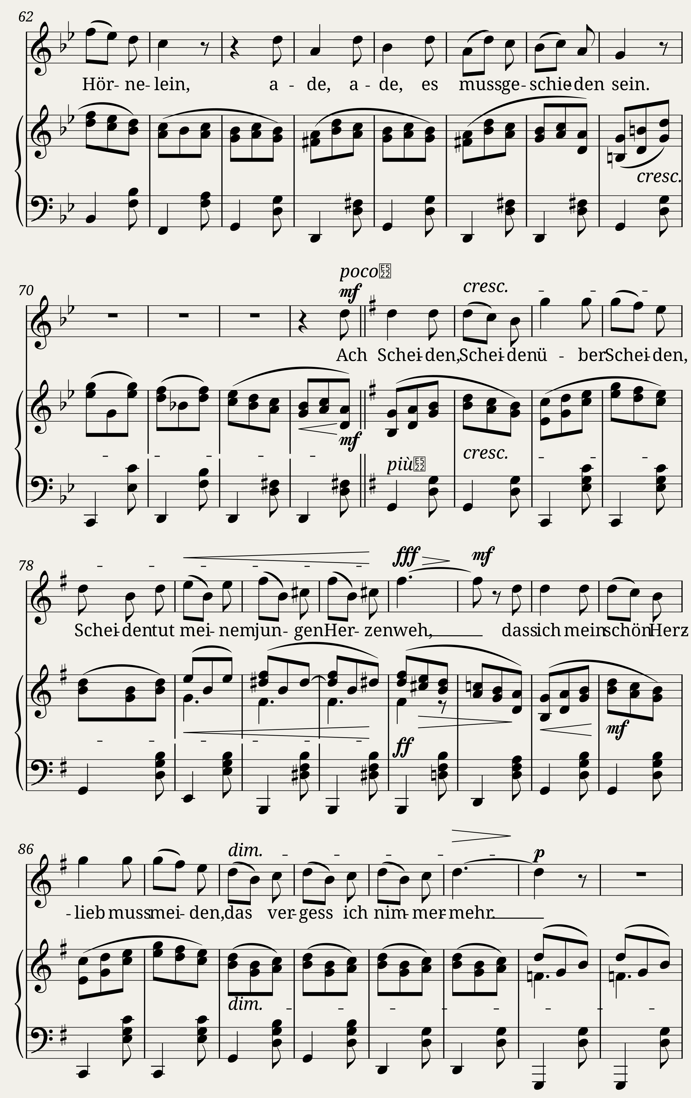 Brahms Johannes - 7 Lieder Op. 48 No.3 - Liebesklage des Mädchens — 2/2
