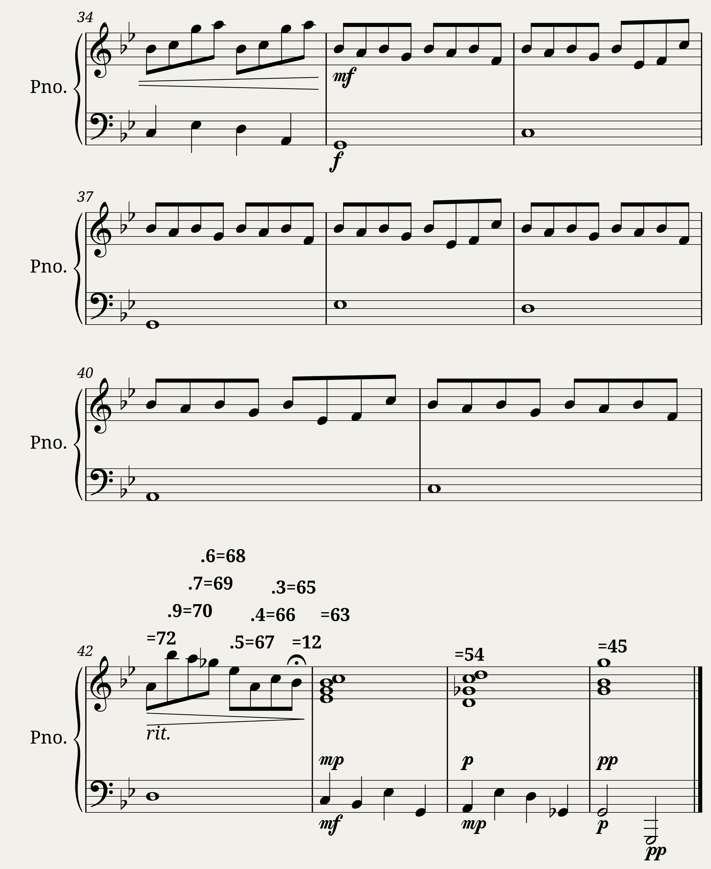 Adagietto in G minor — 2/2