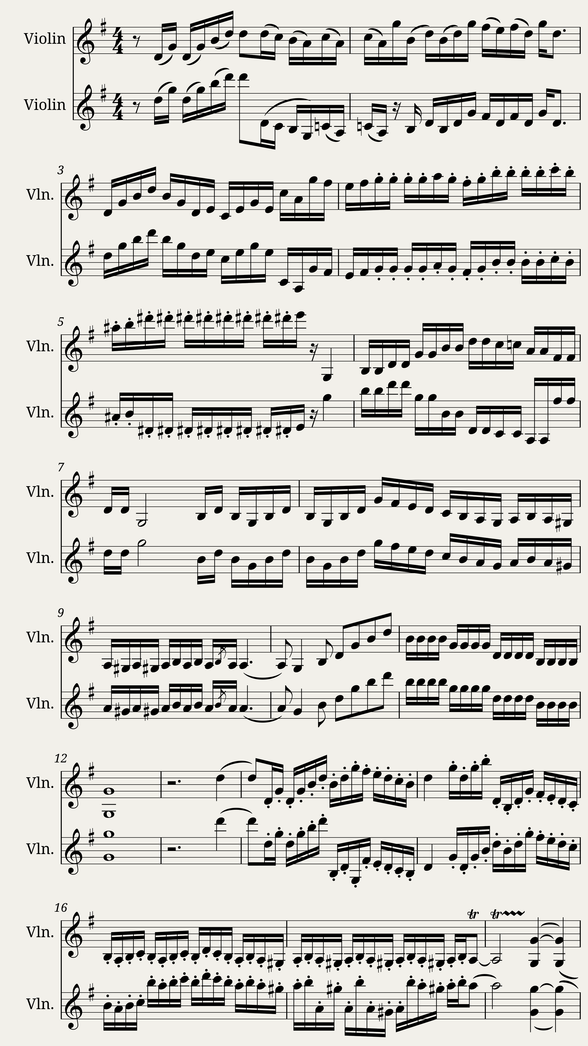 Melody: Octave II — 1/2