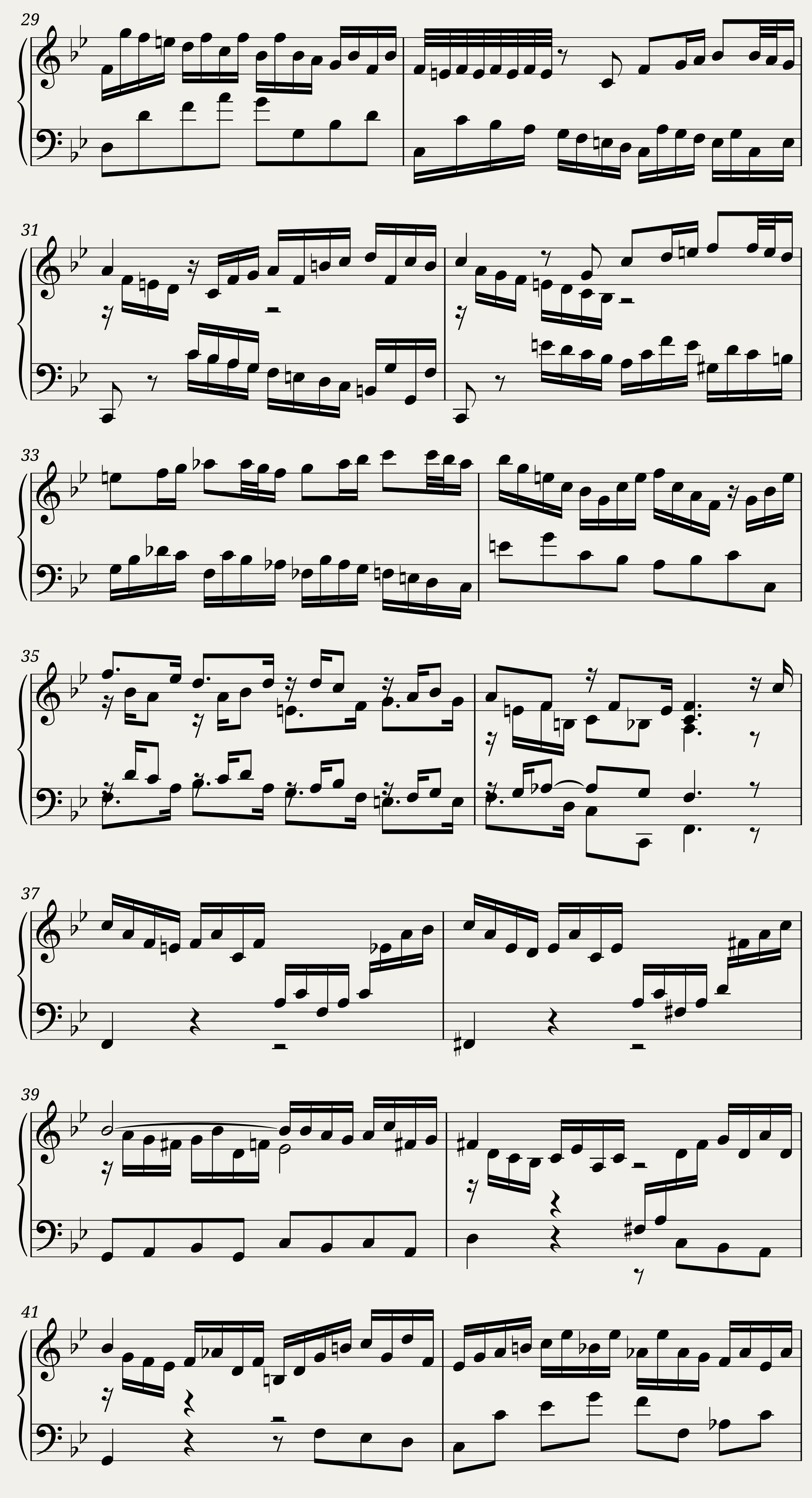 BWV 825 Partita I Corrente — 3/5
