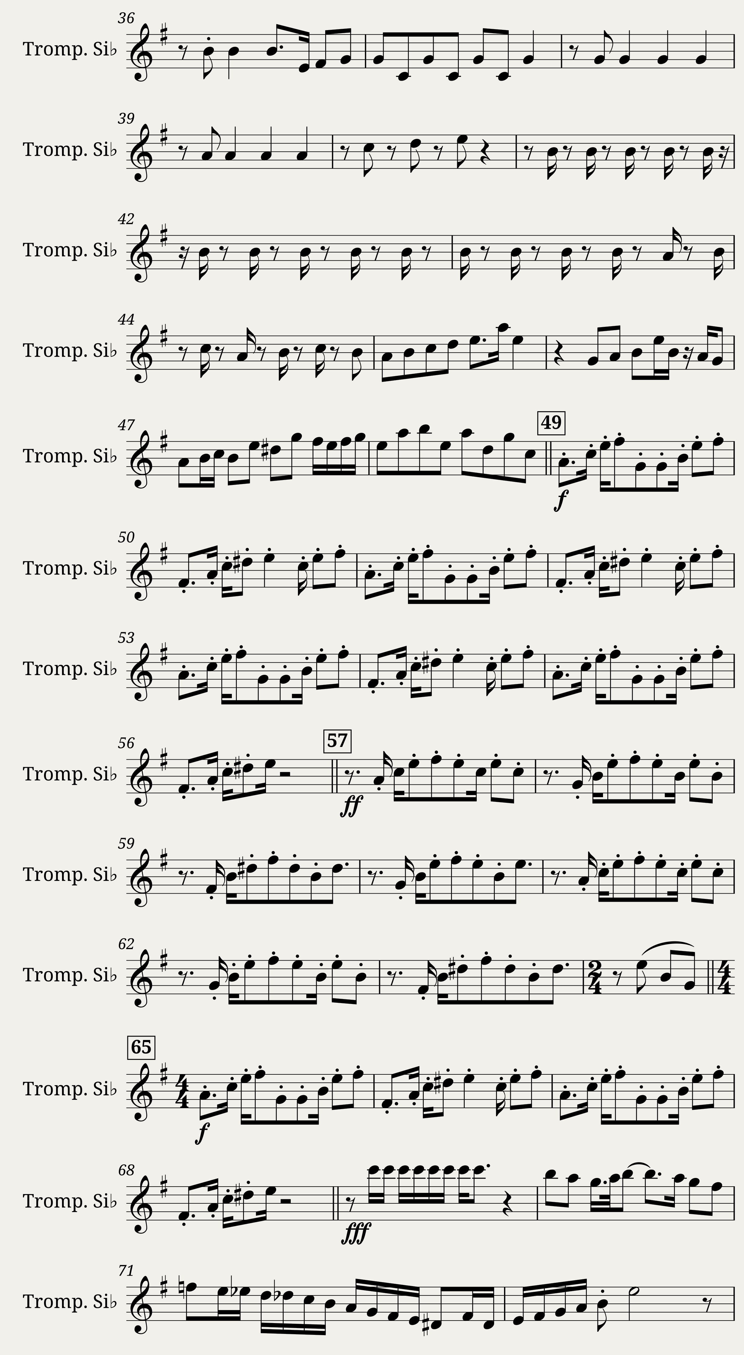 Floral Fury (PLAYABLE FULL TRUMPET SOLO) — 2/3