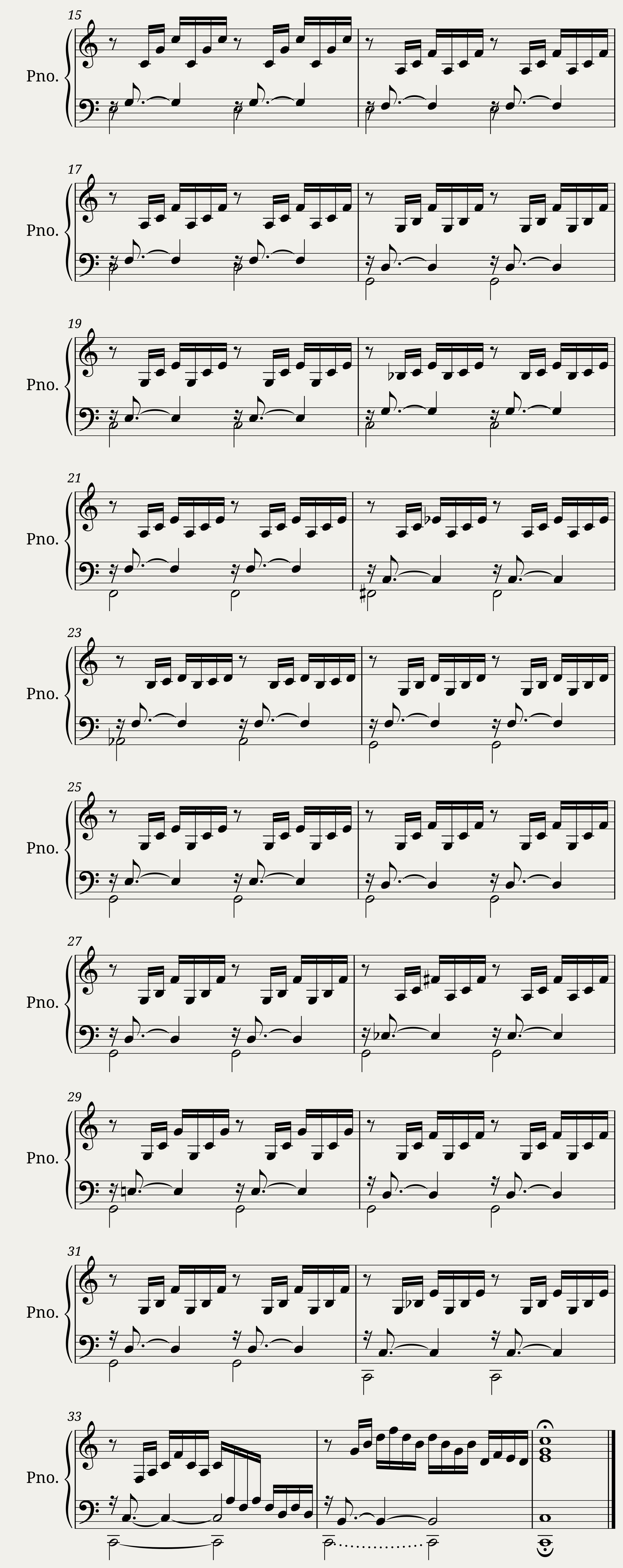 Bach Johann Sebastian - Praeludium 1 in C Dur - BWV 846 — 2/2