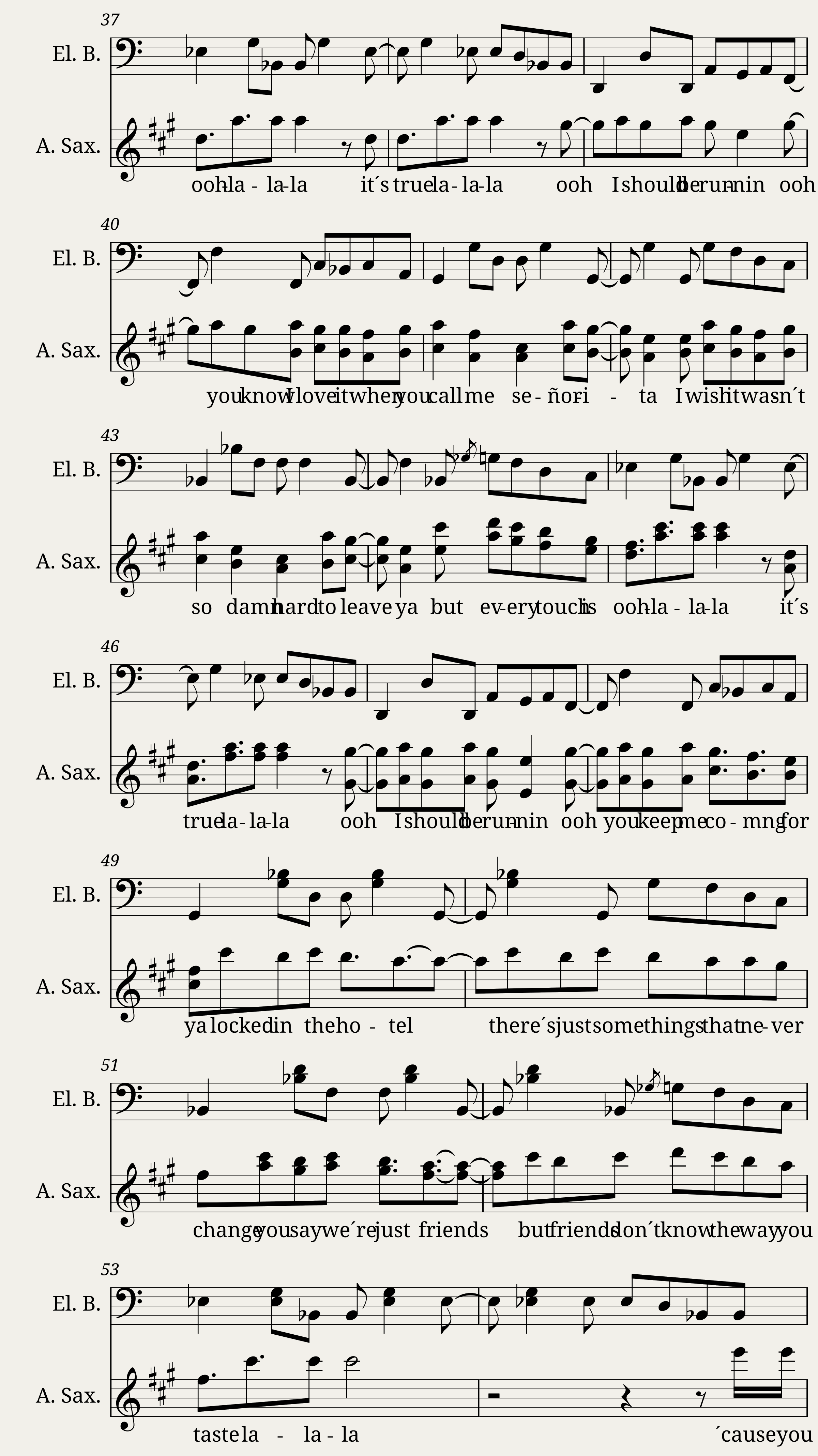 Senorita BWB — 3/5