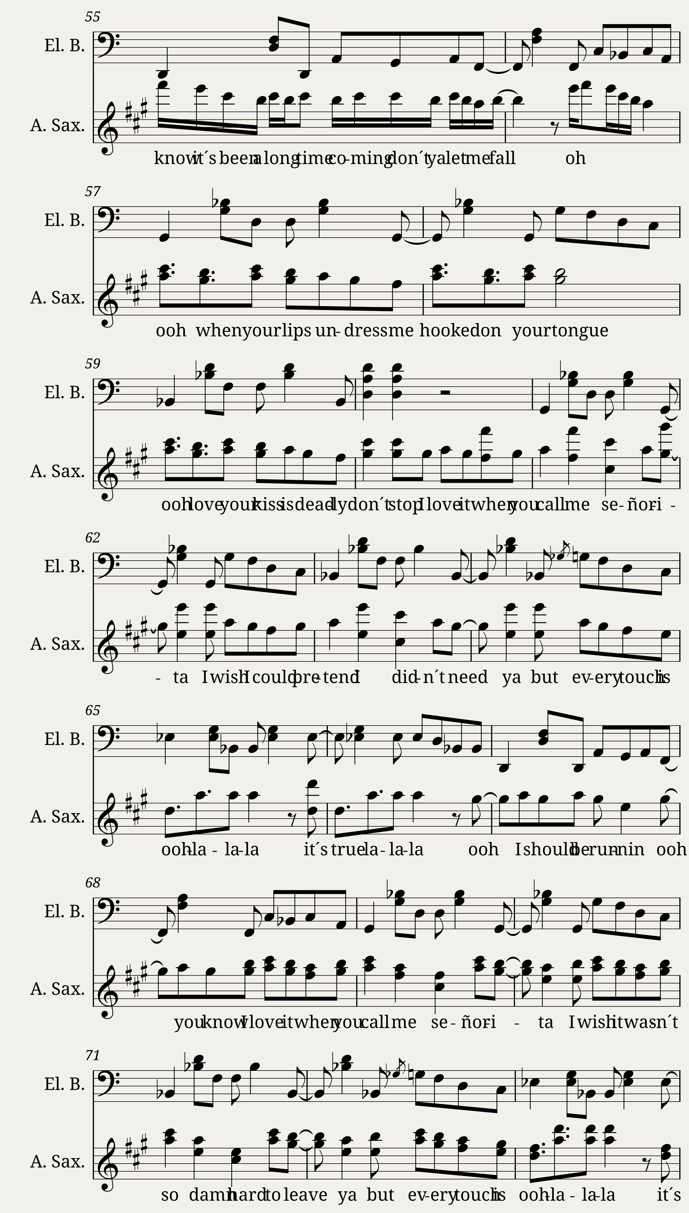 Senorita BWB — 4/5