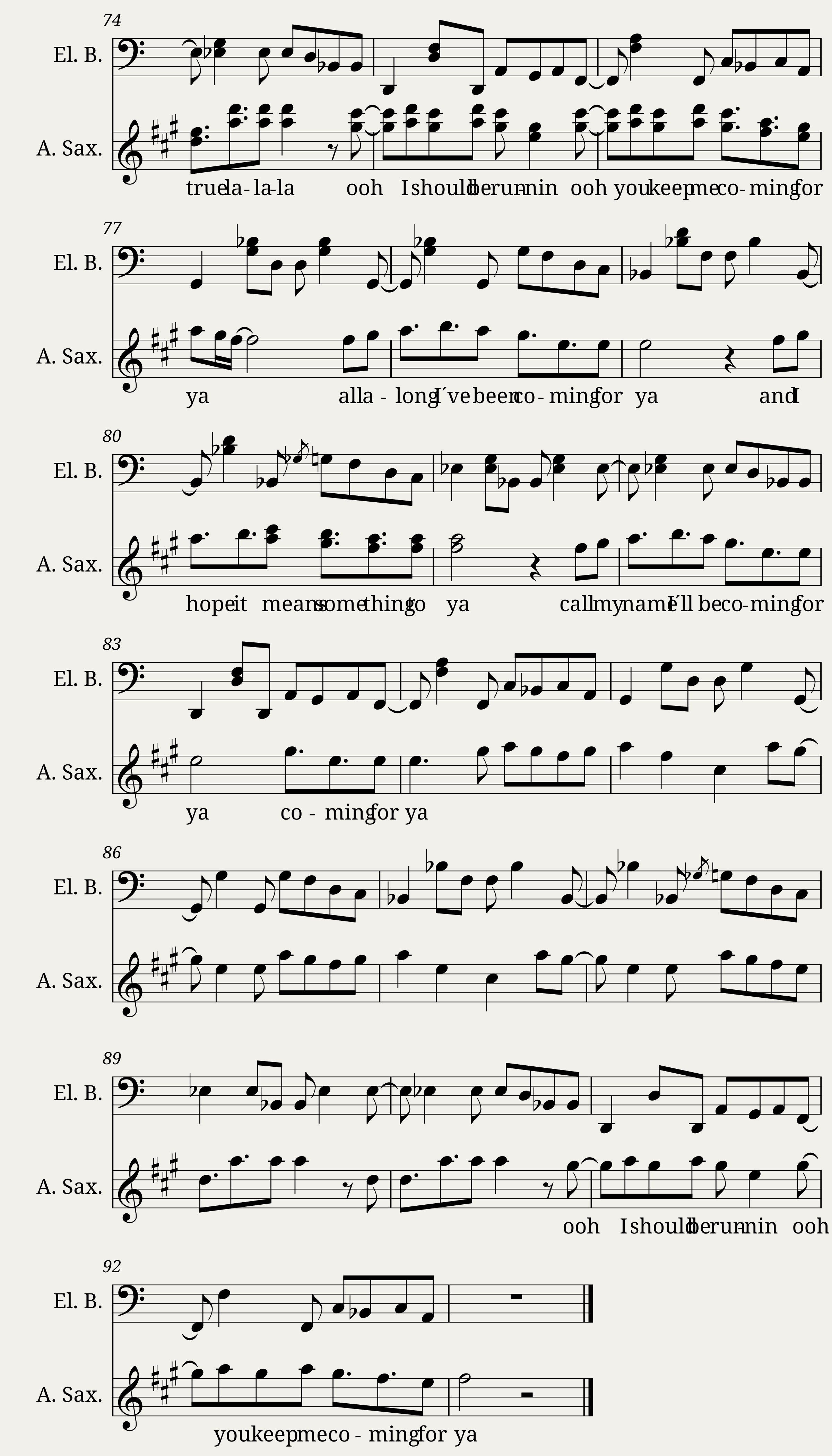 Senorita BWB — 5/5