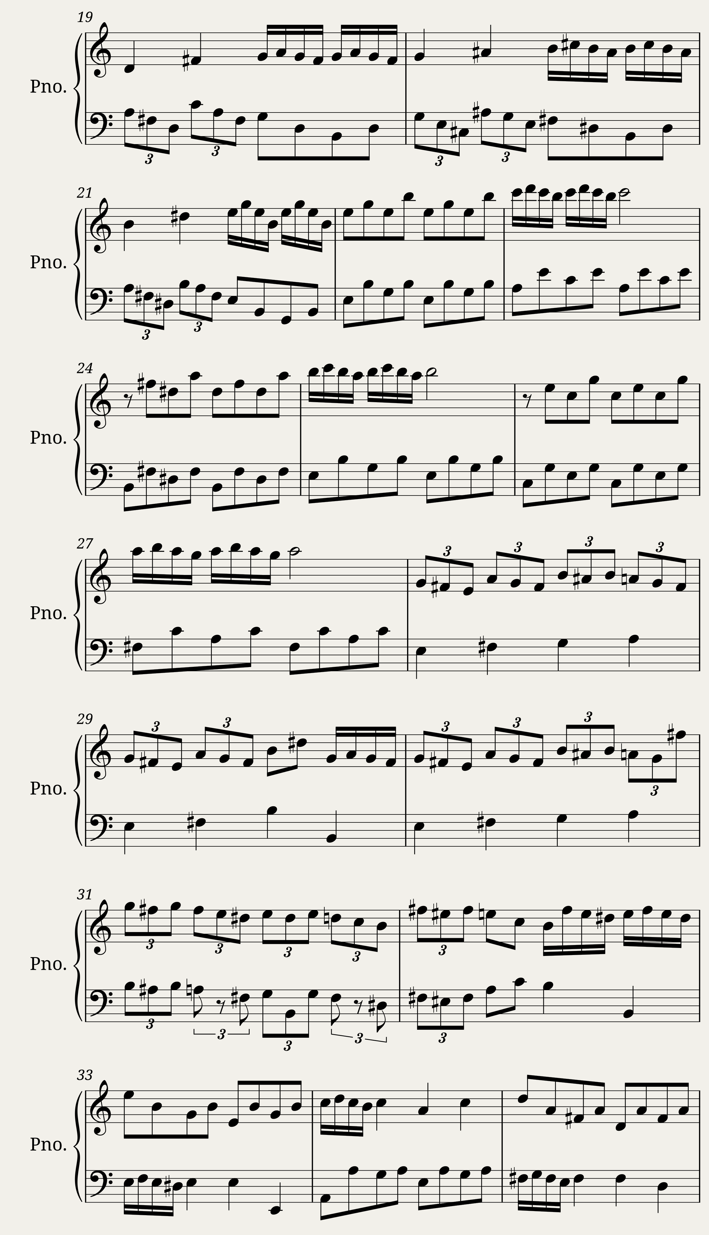 Allegretto in A Minor — 2/3