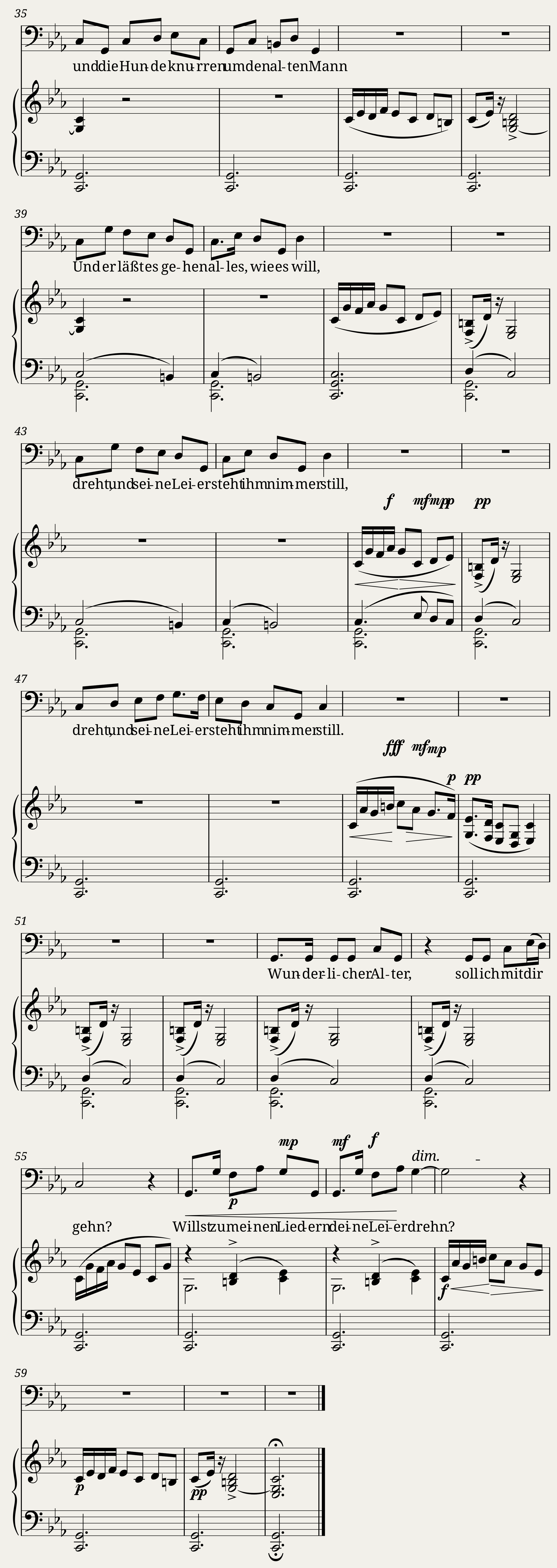 Der Leiermann C-minor — 2/2