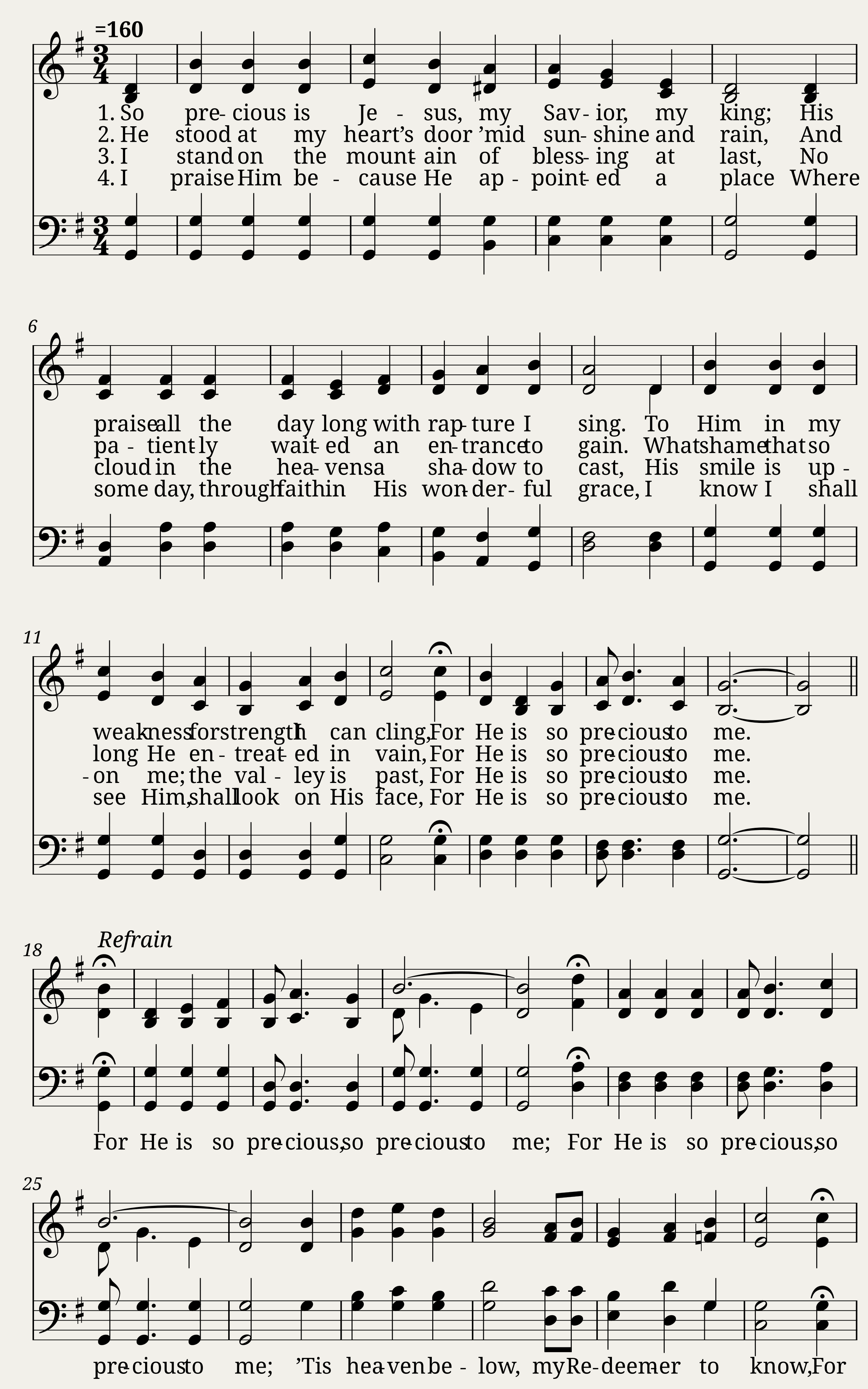 He is so precious to me - Charles H. Gabriel — 1/2