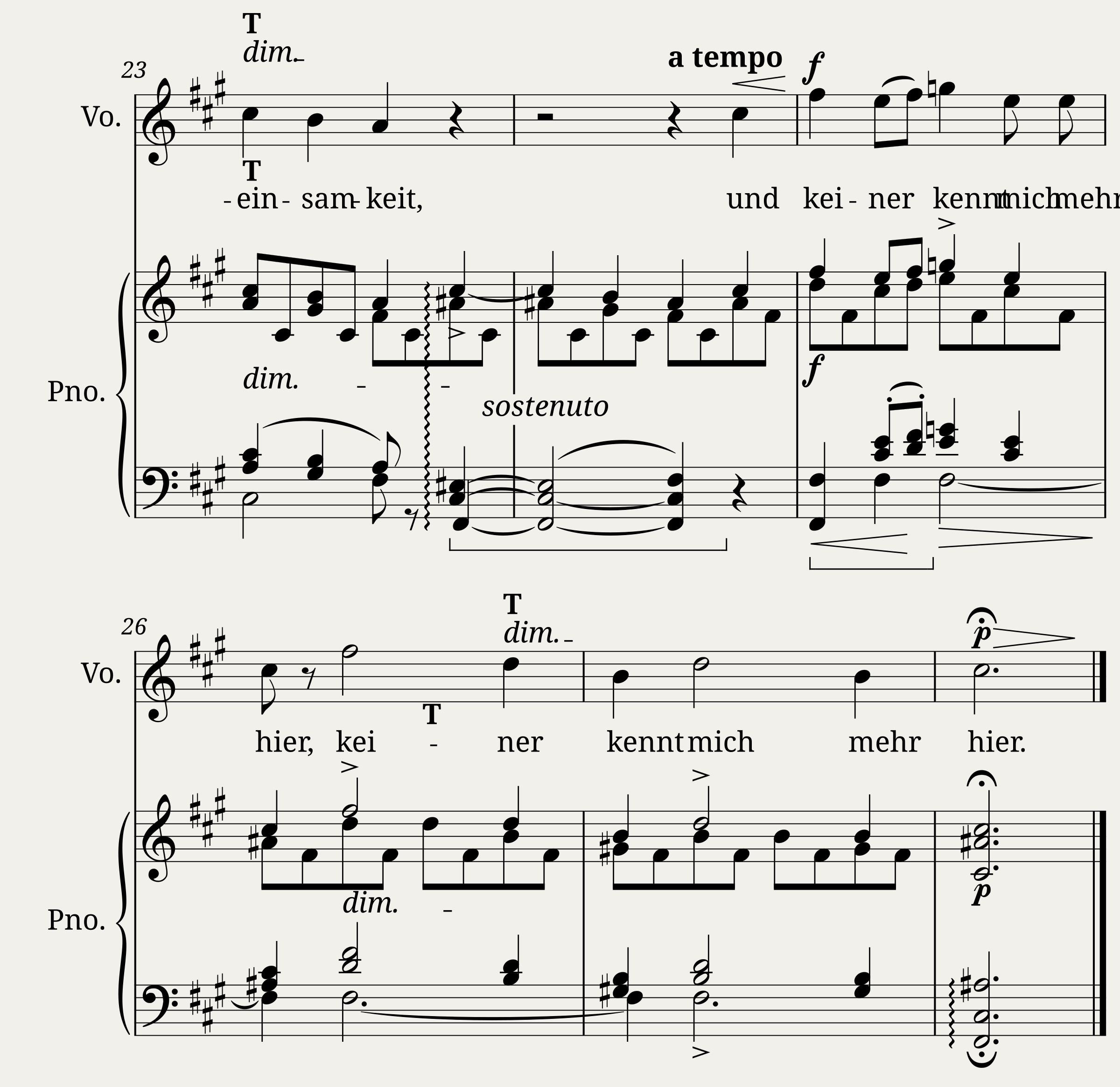 J. Brahms 6 Songs Op.3 No 5 In der Fremde — 2/2