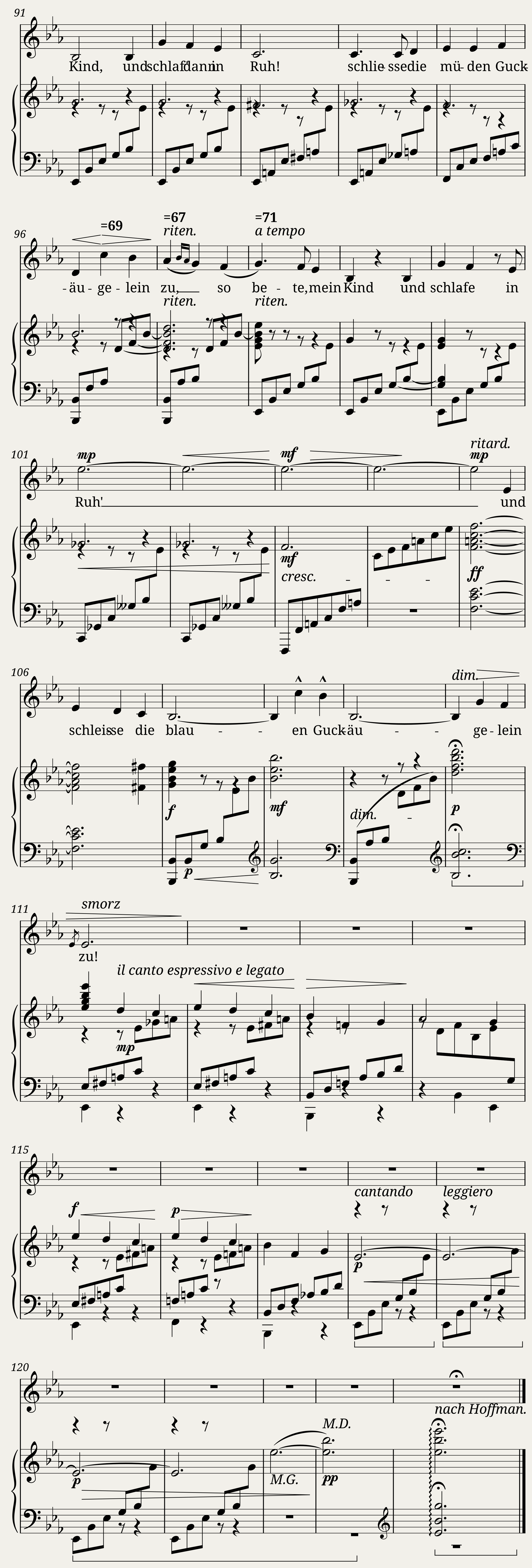 Lang Josephine - 6 Lieder Op.26 No.1 - Wiegenlied — 6/6