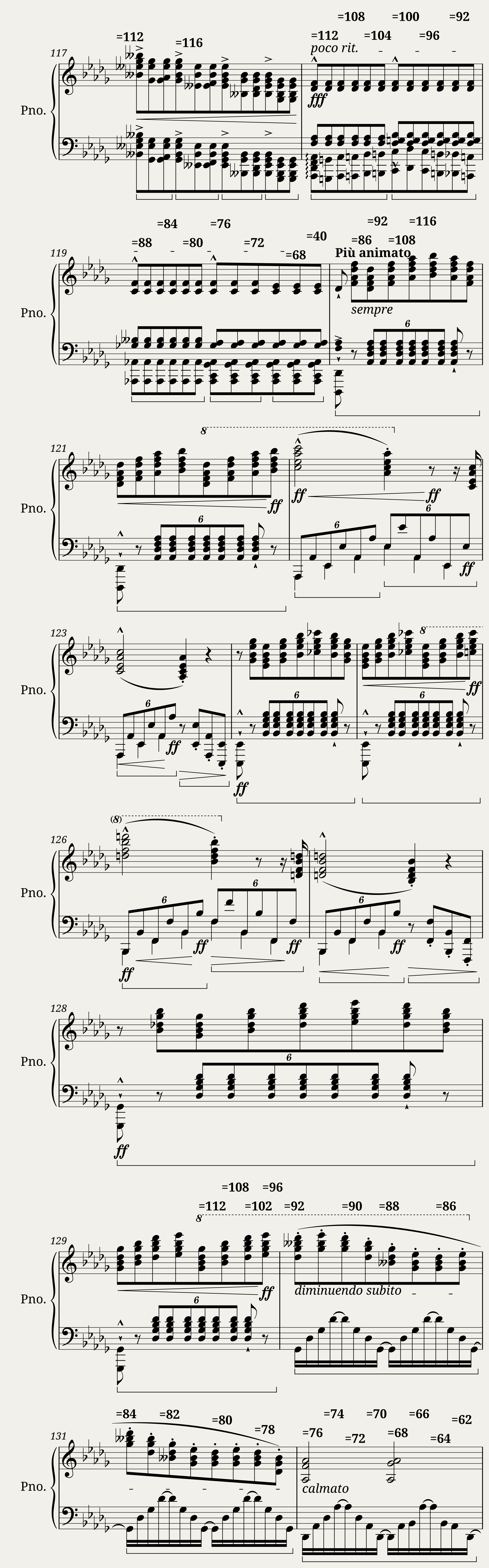 Franz Liszt: Transcendental Étude No.11 in D-flat major Harmonies du soir — 10/11