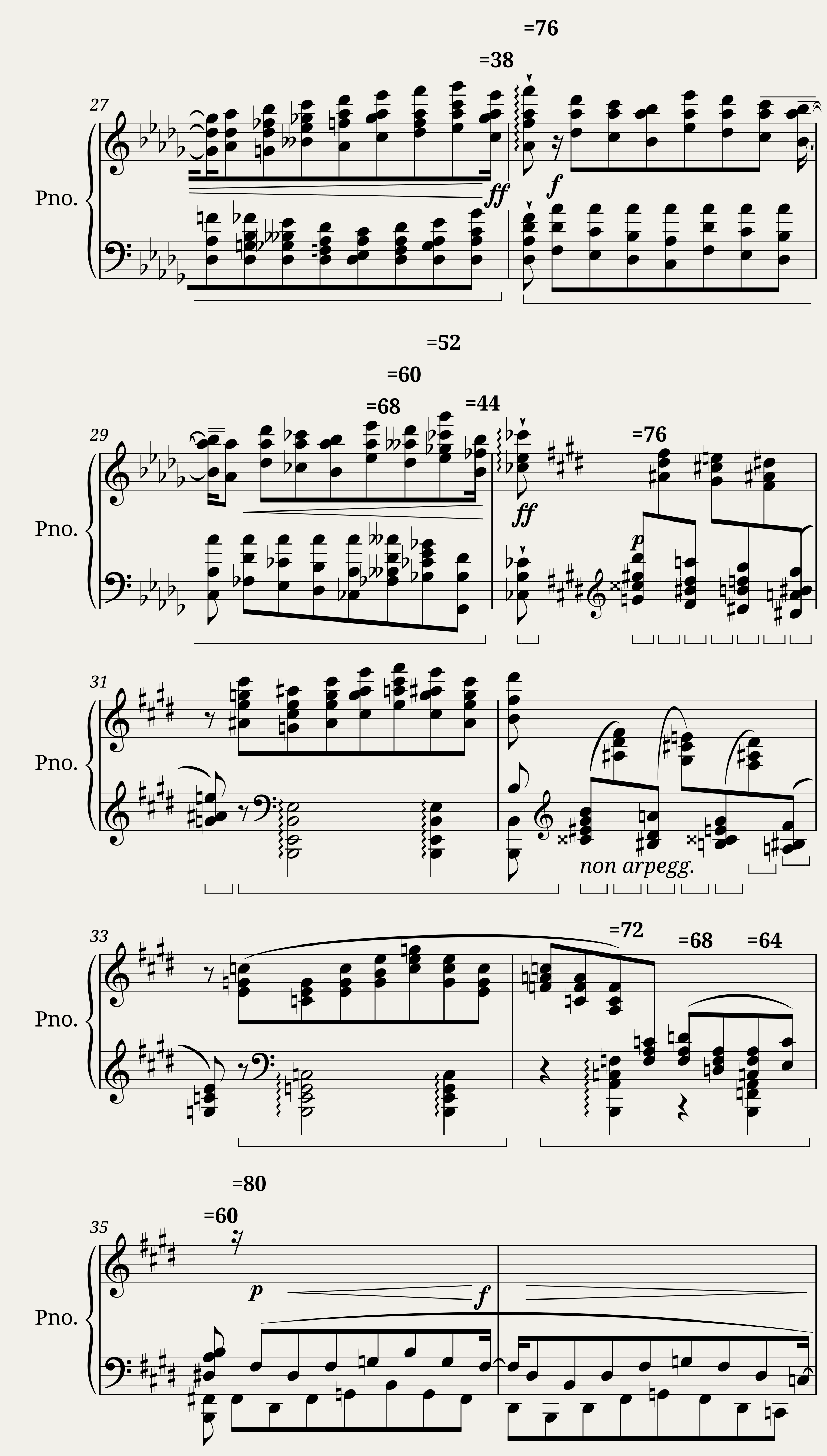 Franz Liszt: Transcendental Étude No.11 in D-flat major Harmonies du soir — 3/11