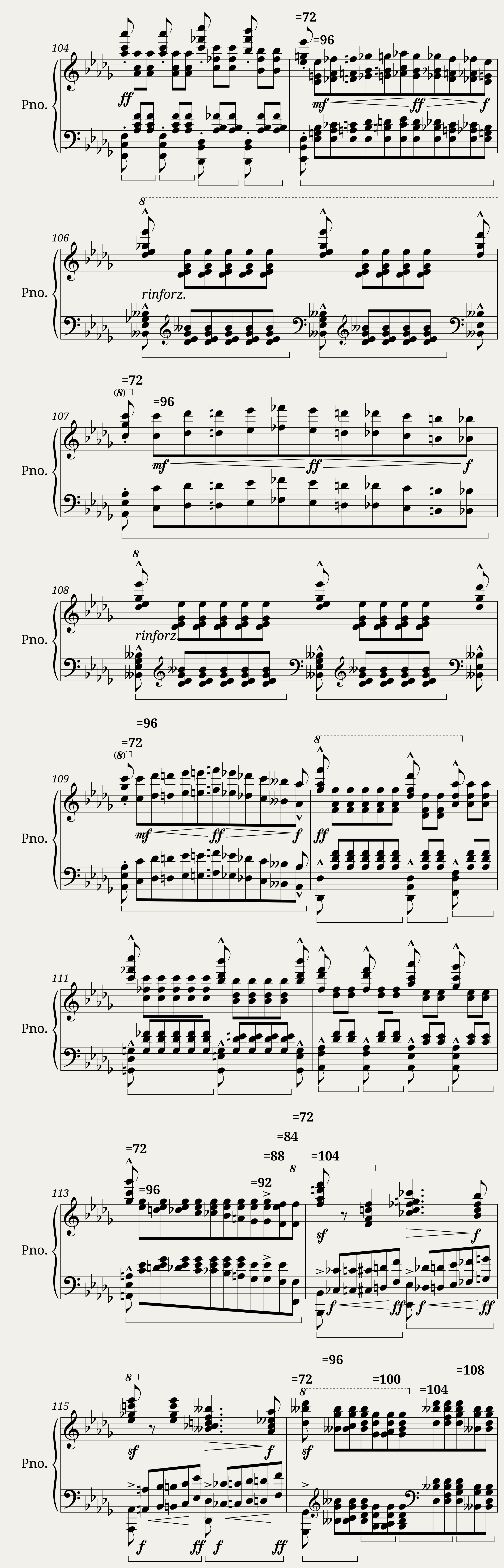 Franz Liszt: Transcendental Étude No.11 in D-flat major Harmonies du soir — 9/11