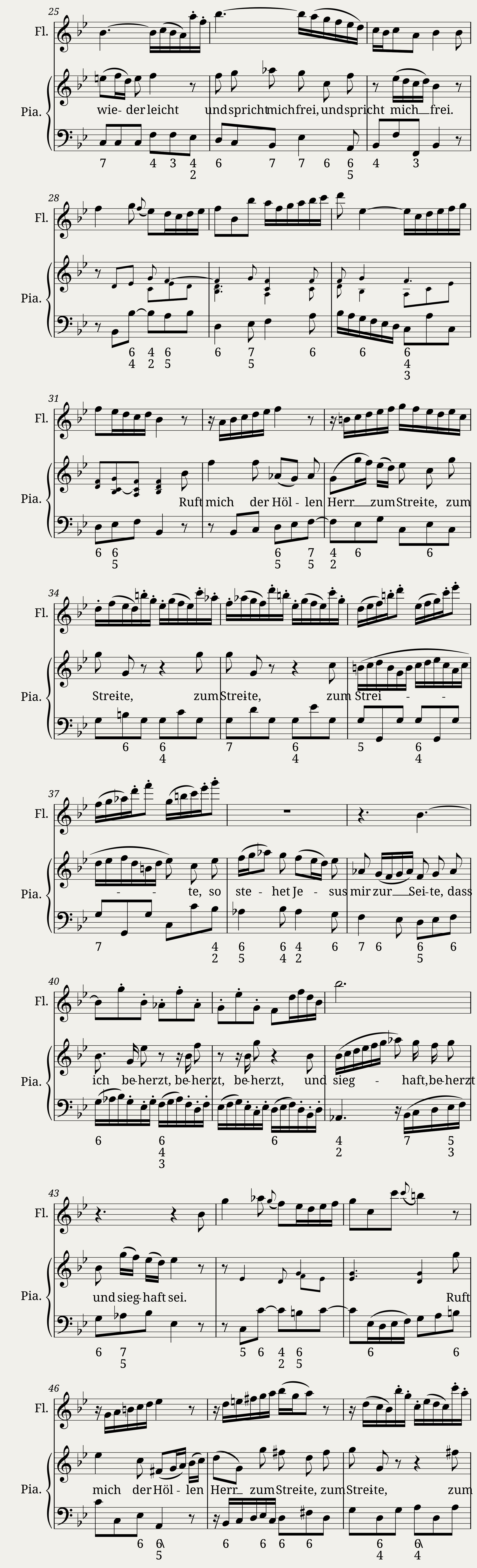 Betörte Welt ! BWV 94-4 — 3/5