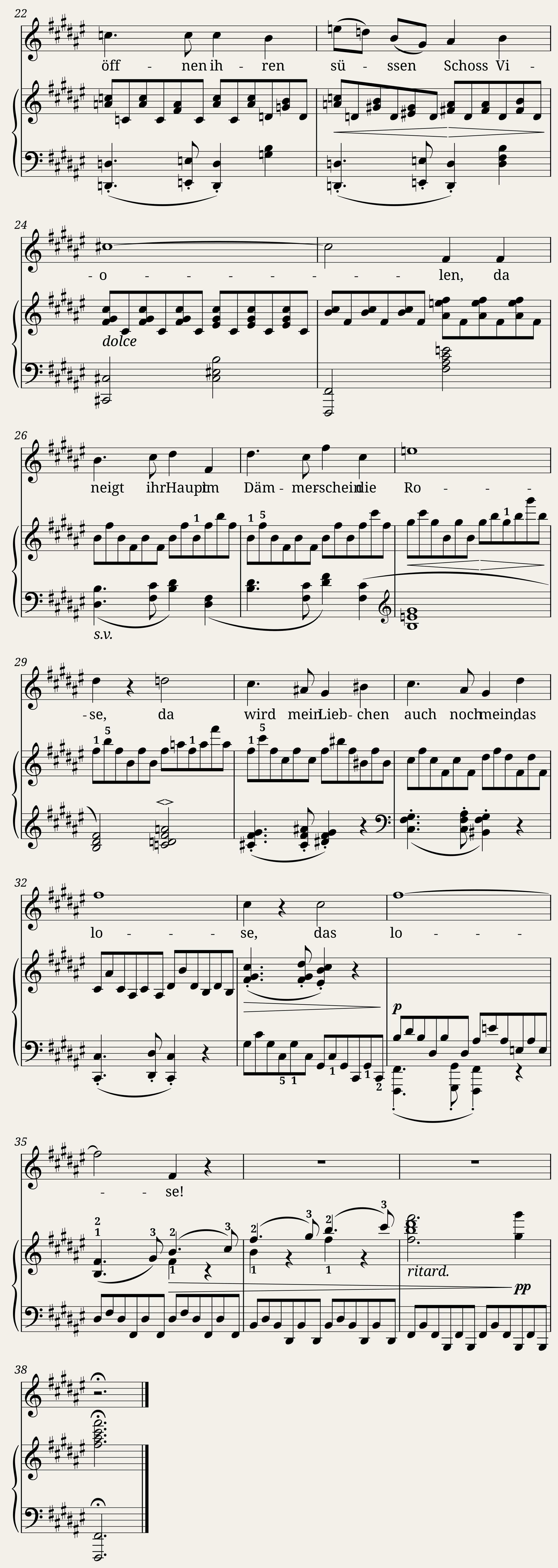 O komme, holde Sommernacht — 2/2