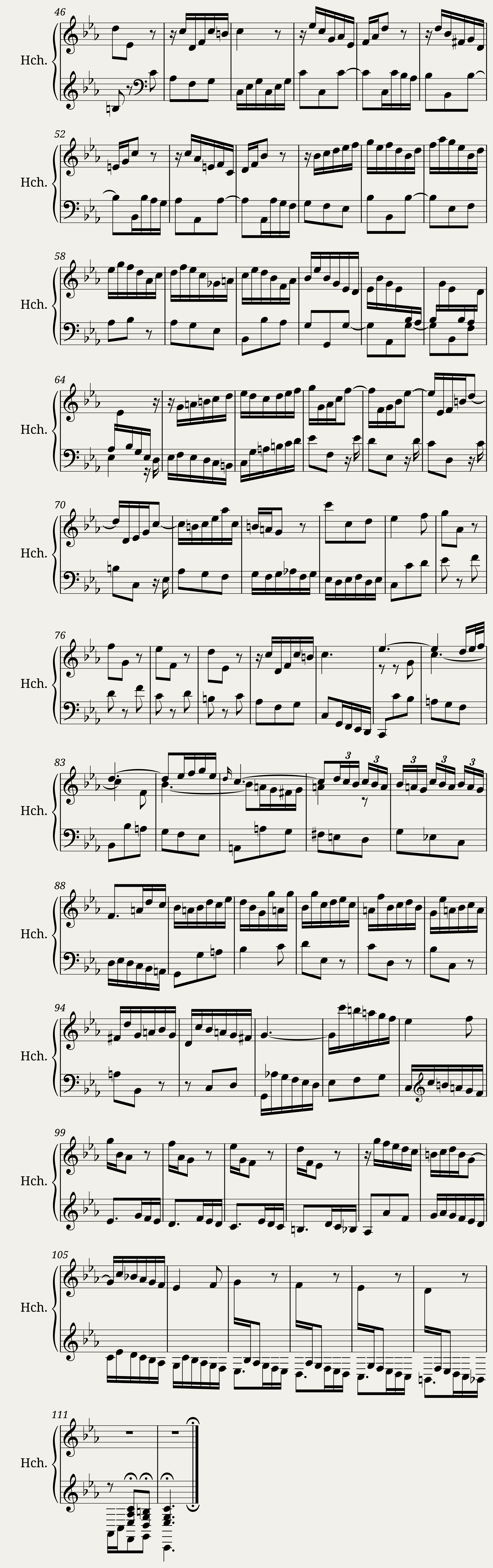 Johann Sebastian Bach (1685-1750) - Partita No.2 in C minor BWV 826 V.Rondeau — 2/2