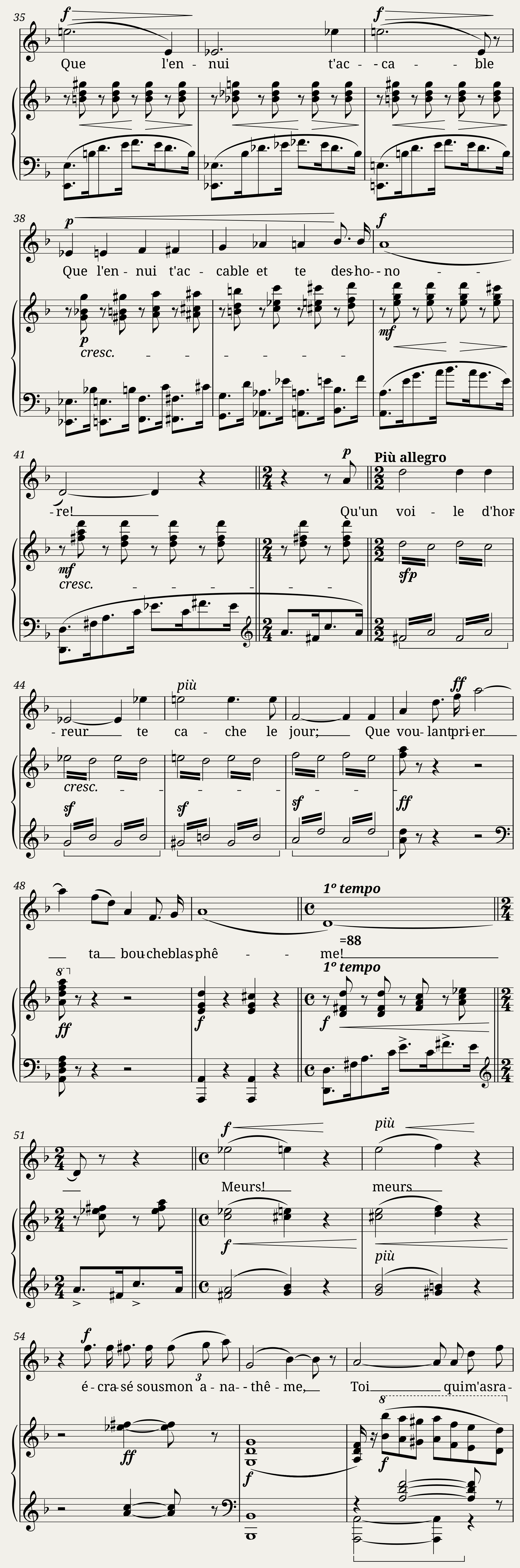 Holmès Augusta Mary Anne - Les Sept Ivresses No.4 - La Haine — 3/4