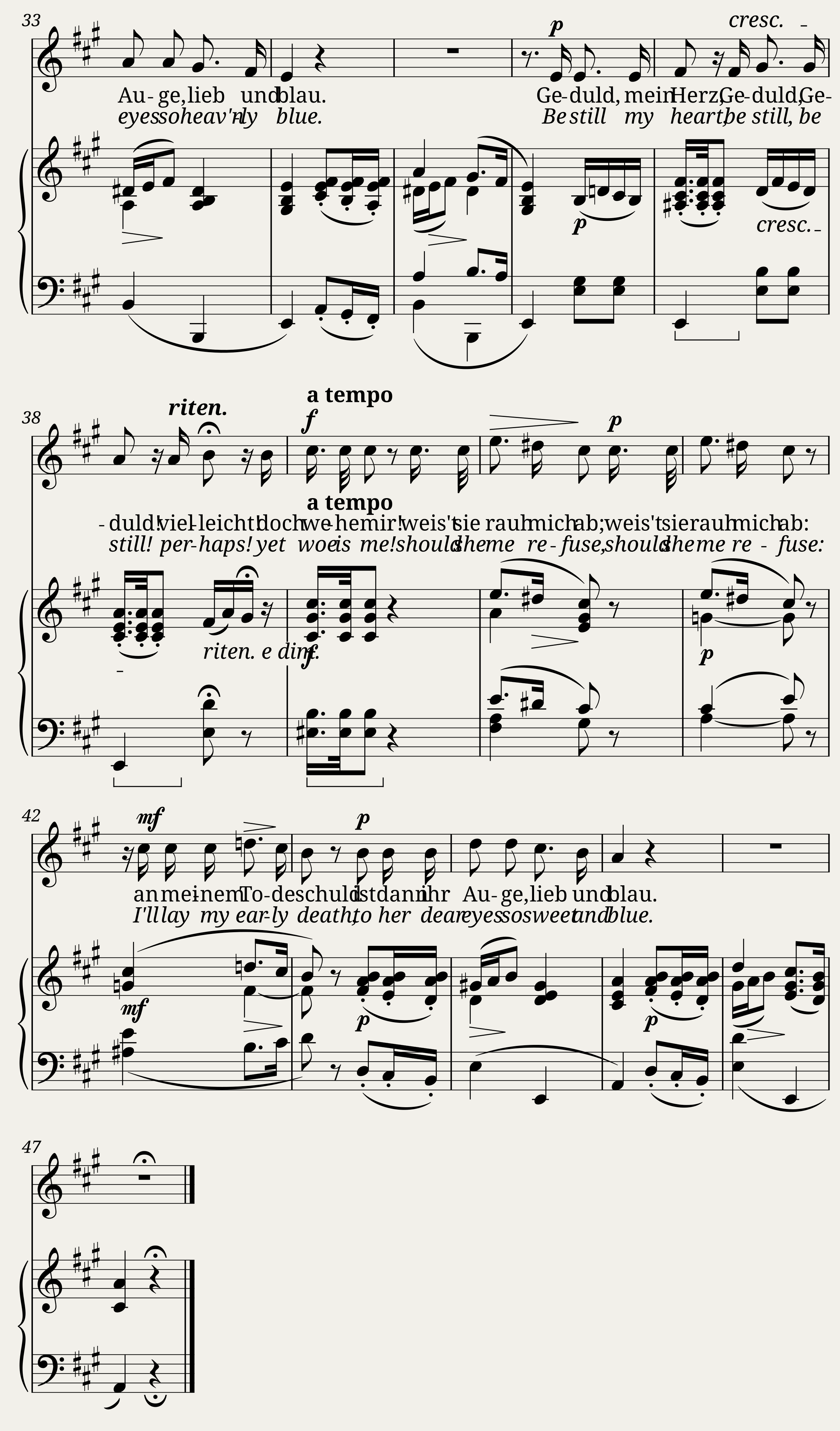 Franz Robert - 12 Gesänge Op.1 No.1 - Ihr Auge — 3/3