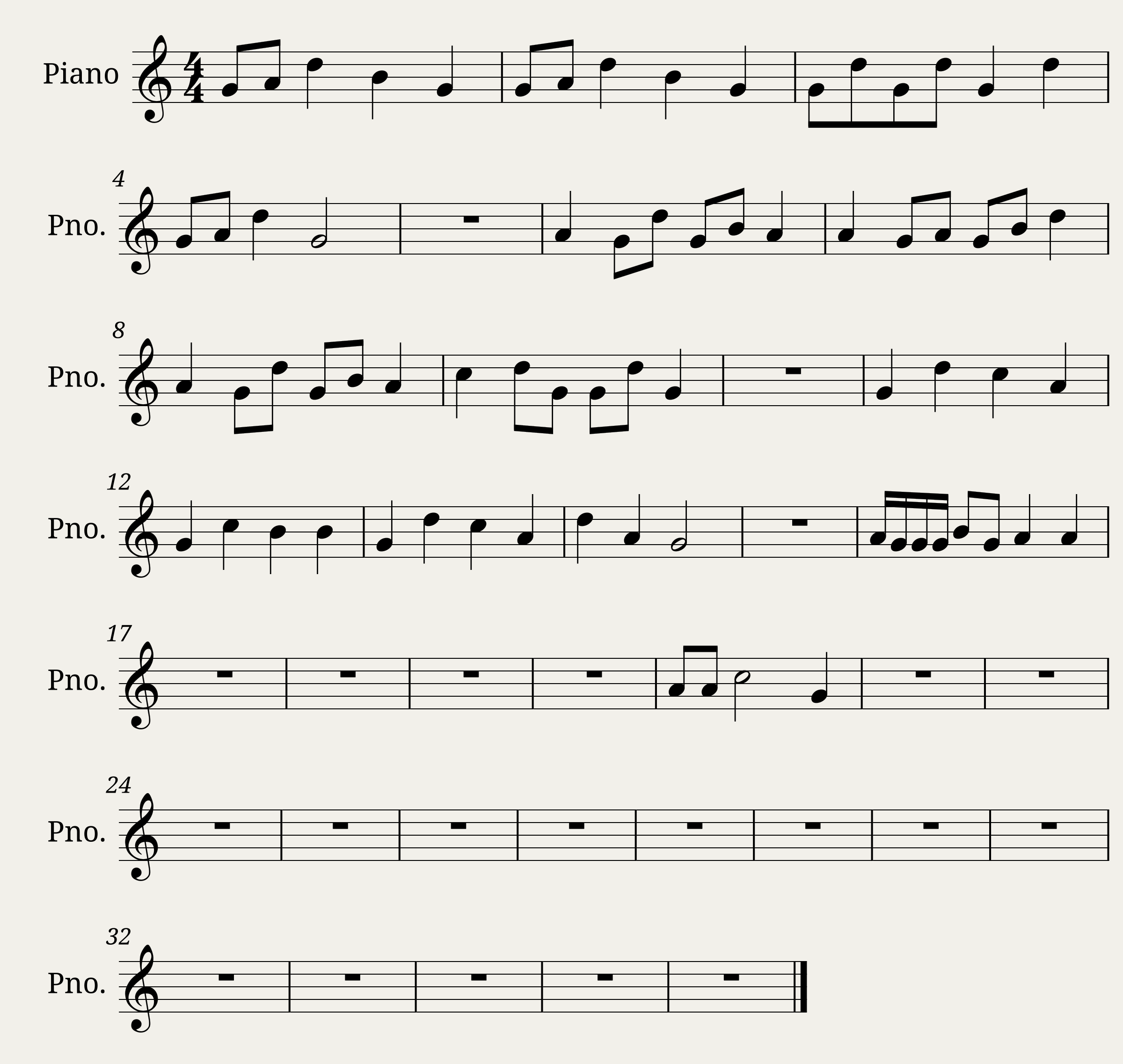 Museescore ex 1