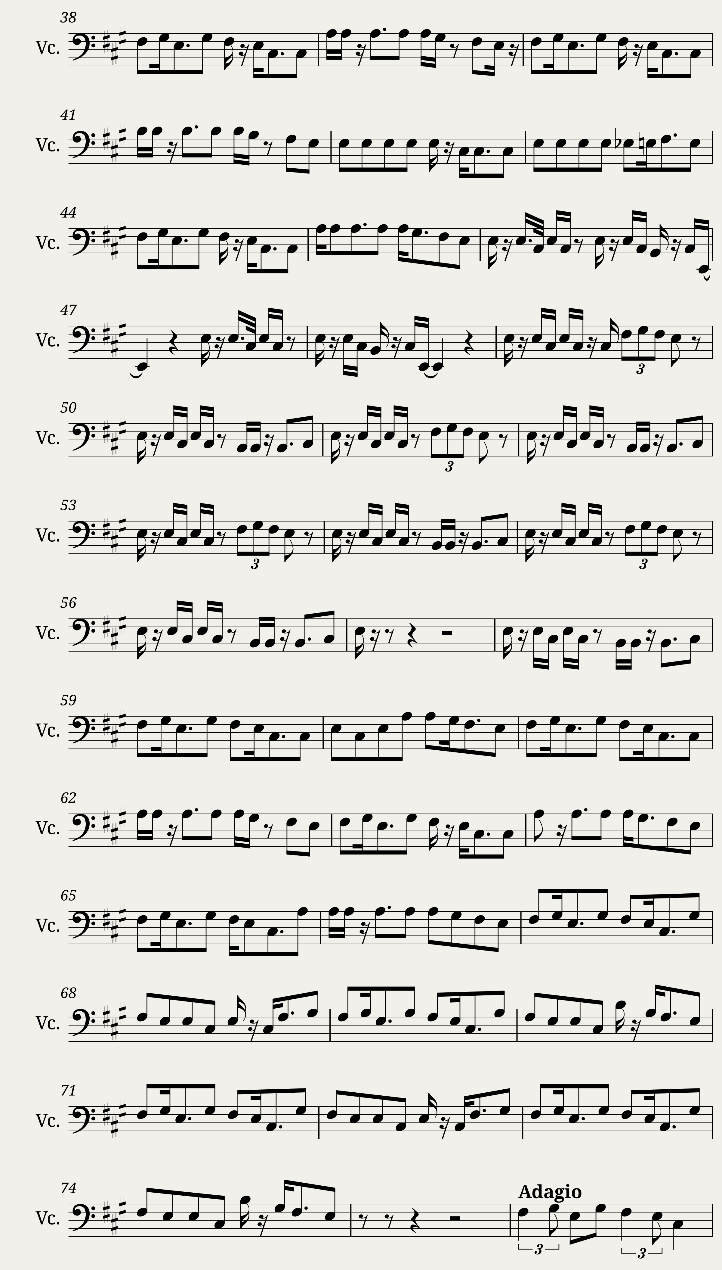 24o Cappriccio per violino solo — 2/4