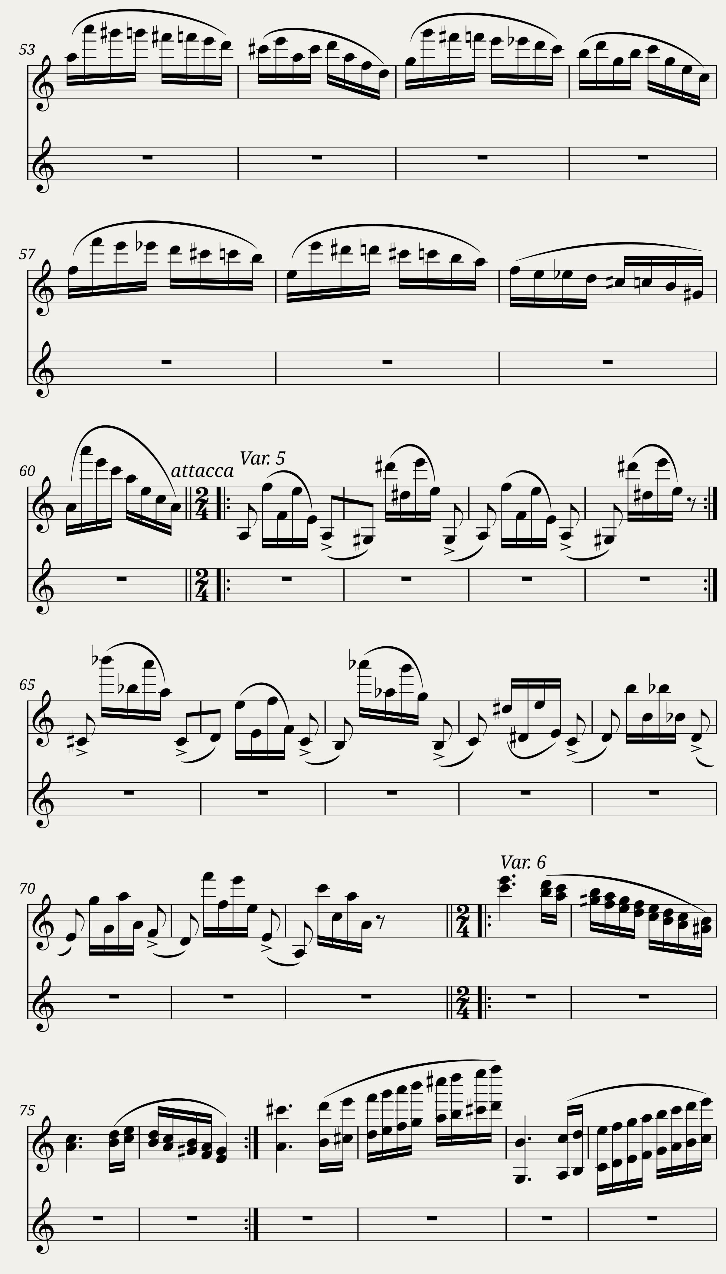 24o Cappriccio per violino solo — 3/4