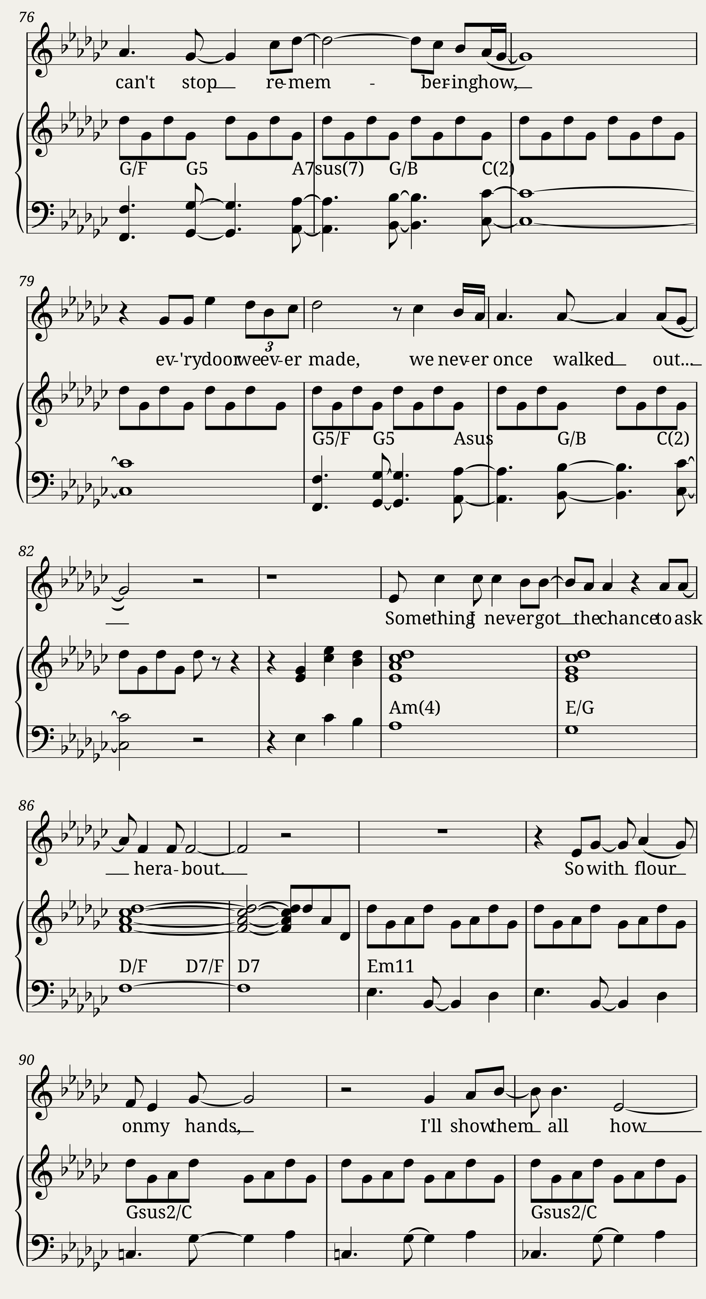 Thy voice is heard — 5/5