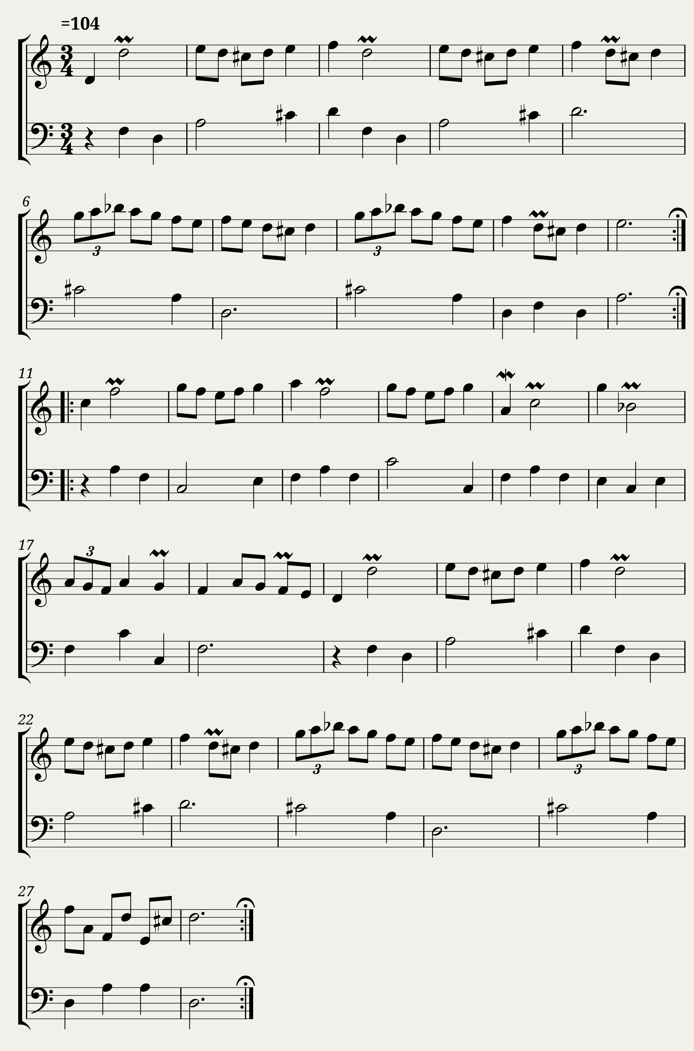 Menuet De Comte De Sax (HS.dGJ.089)