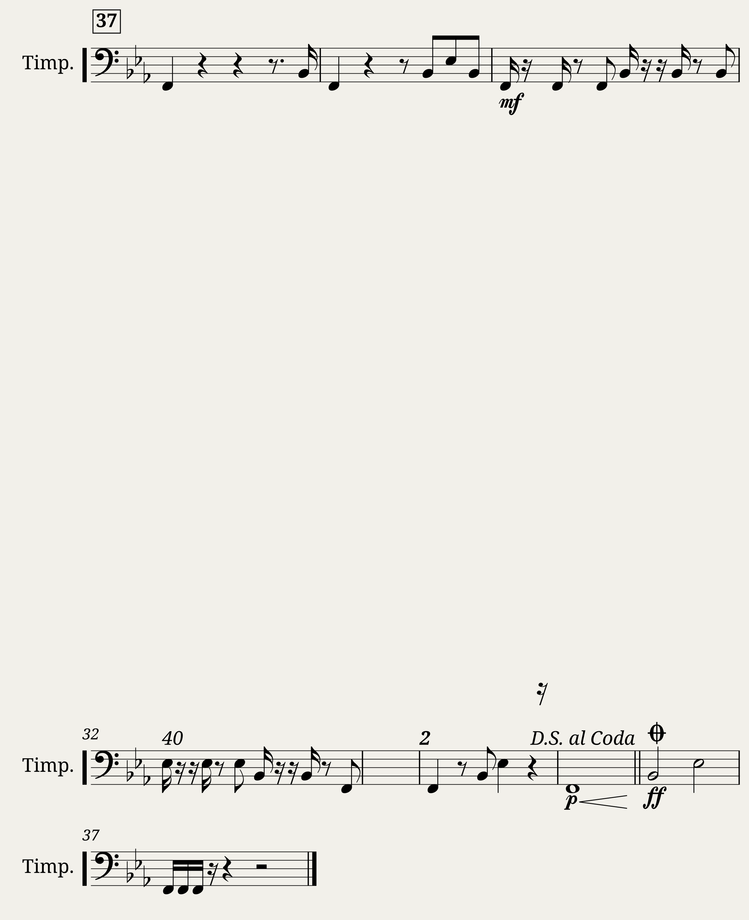 Sorry (Justin Bieber) Arranged by Ishbah Cox - Timpani — 2/2