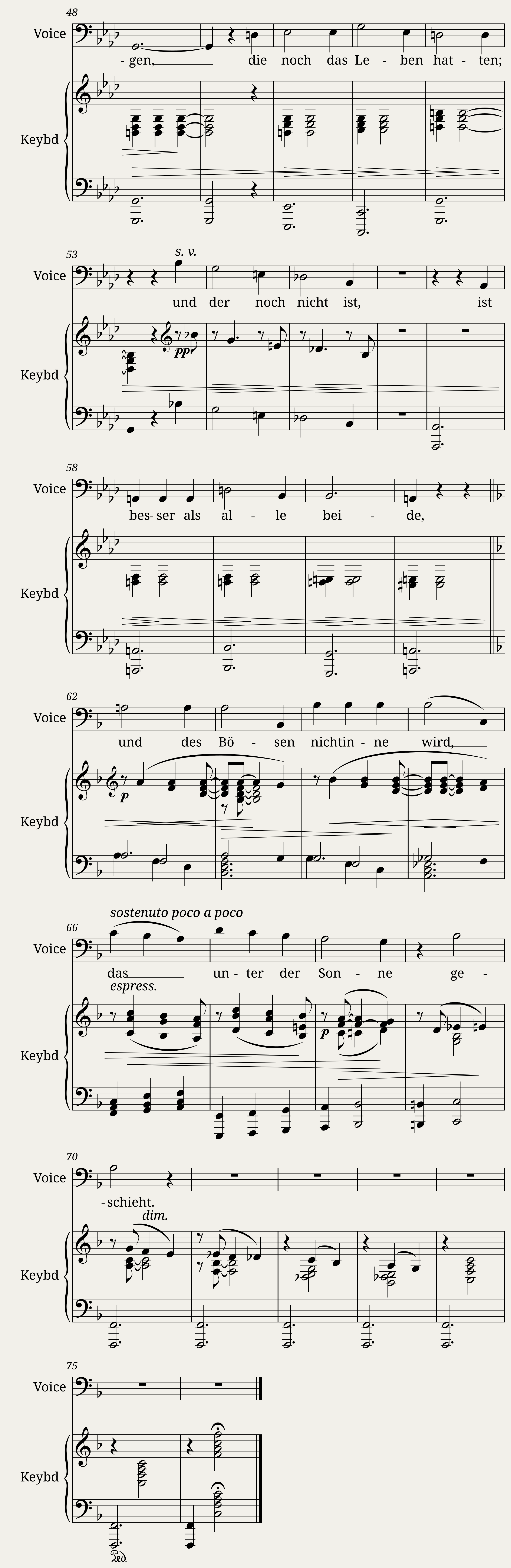 Ich wandte mich - Johannes Brahms — 4/4