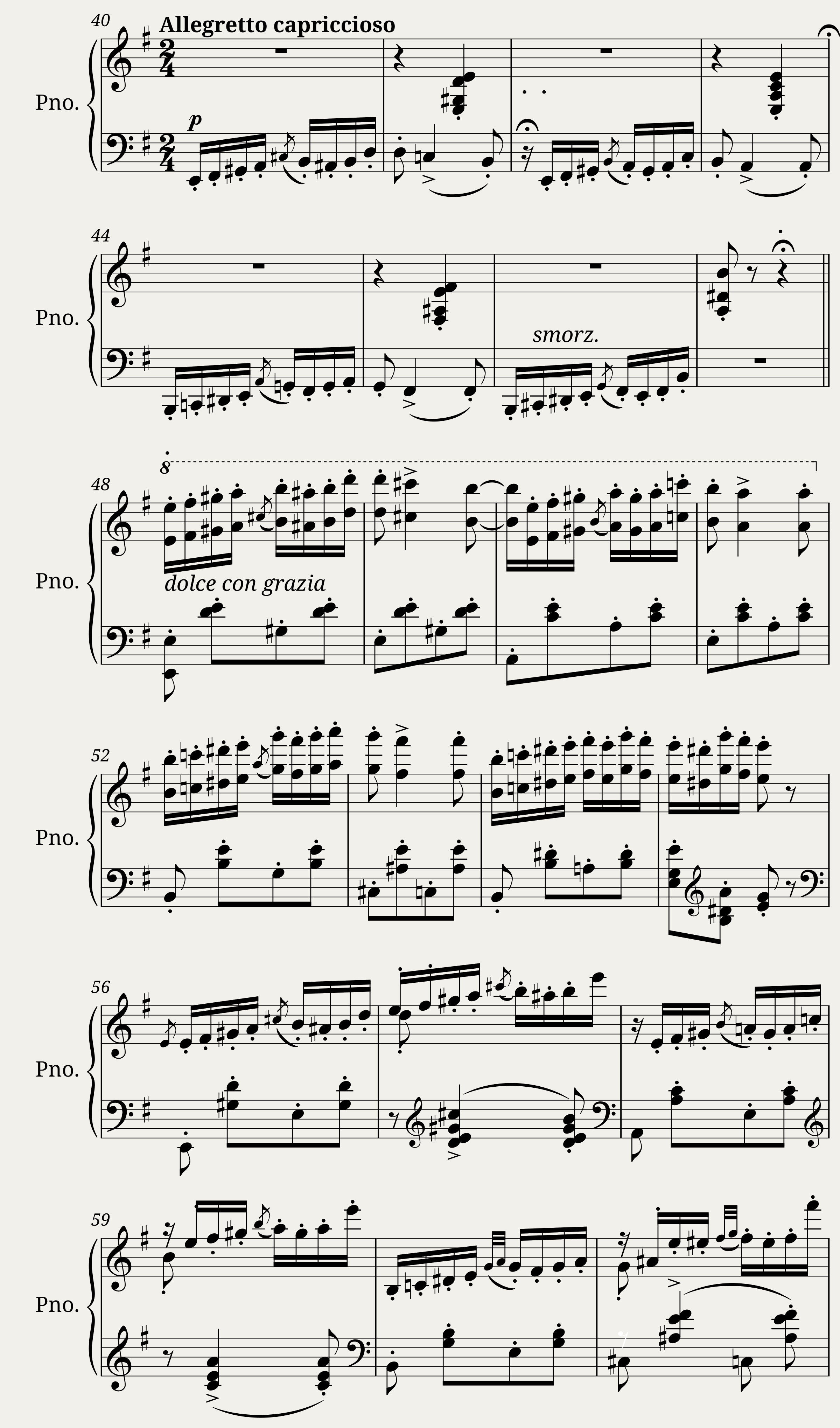 Franz Liszt: Hungarian Rhapsody No.10 in E major — 5/10
