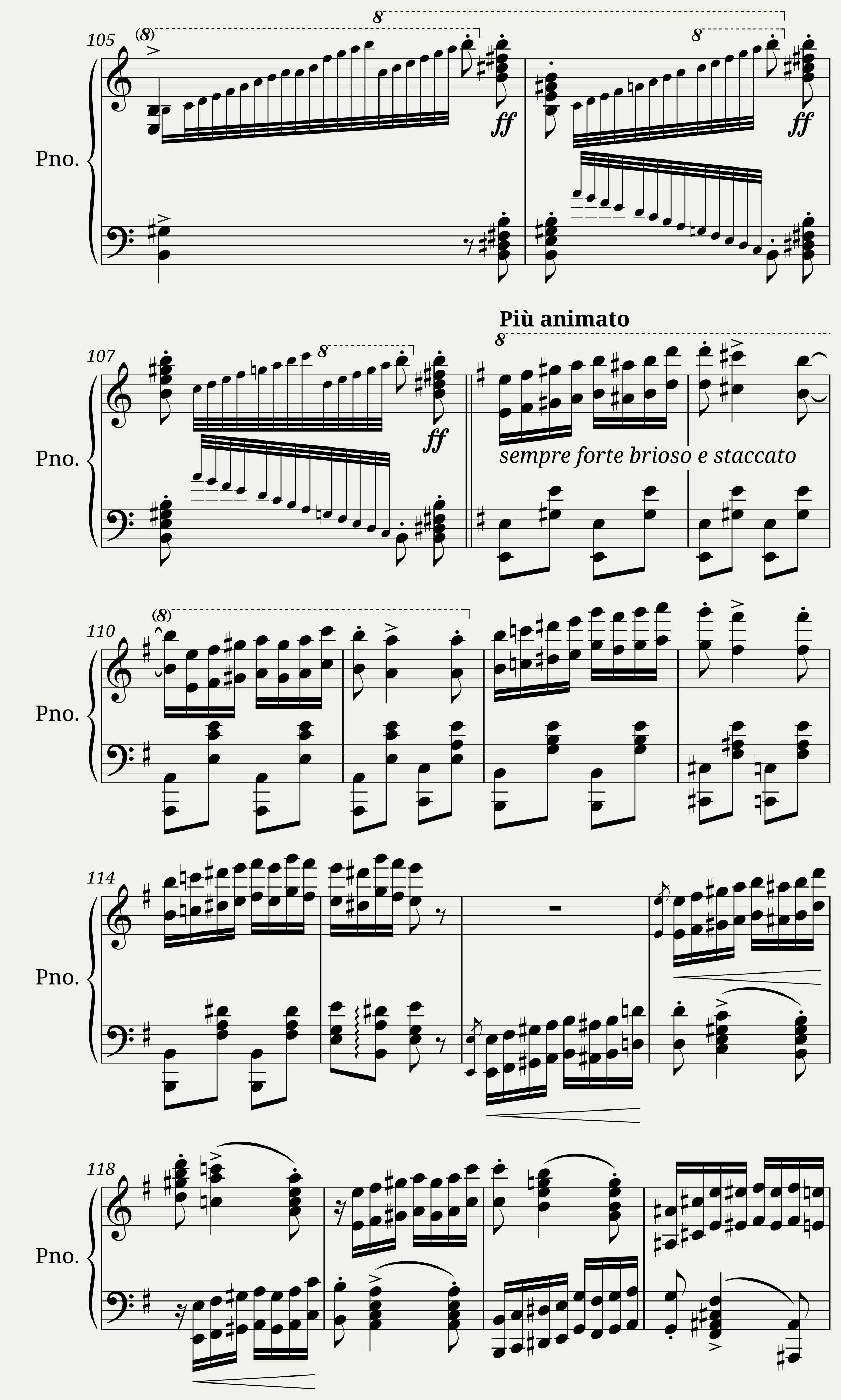 Franz Liszt: Hungarian Rhapsody No.10 in E major — 9/10