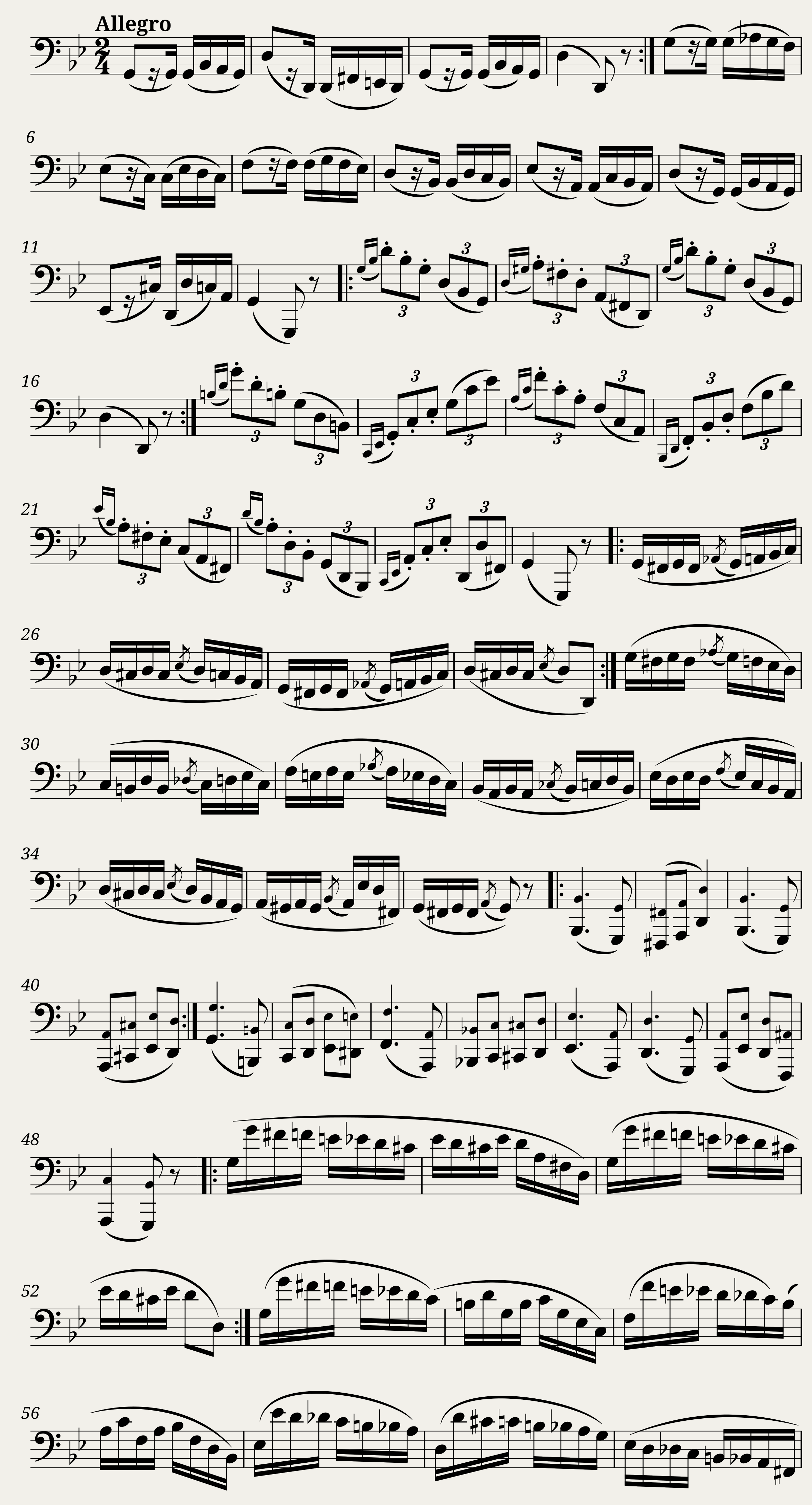 Caprice No. 24 For Euphonium — 1/3