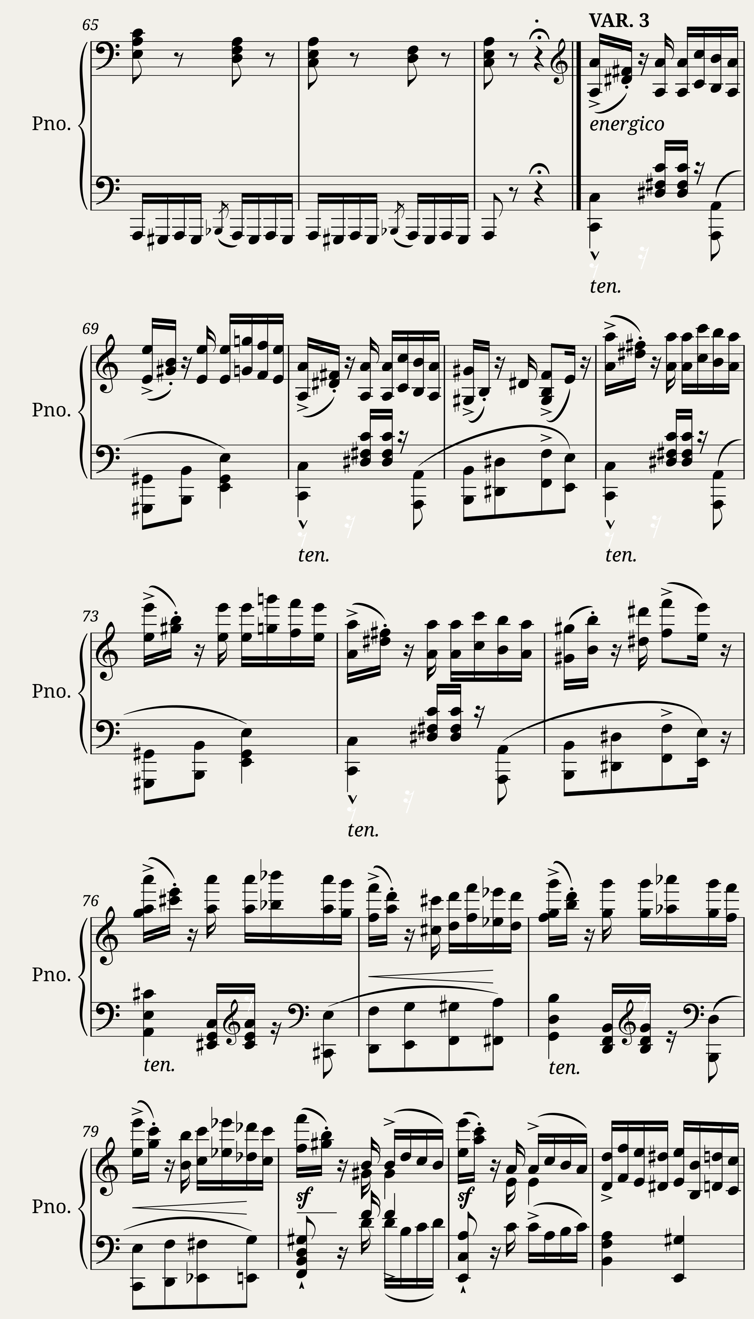 Franz Liszt: Grandes études de Paganini No.6 in A minor — 3/10