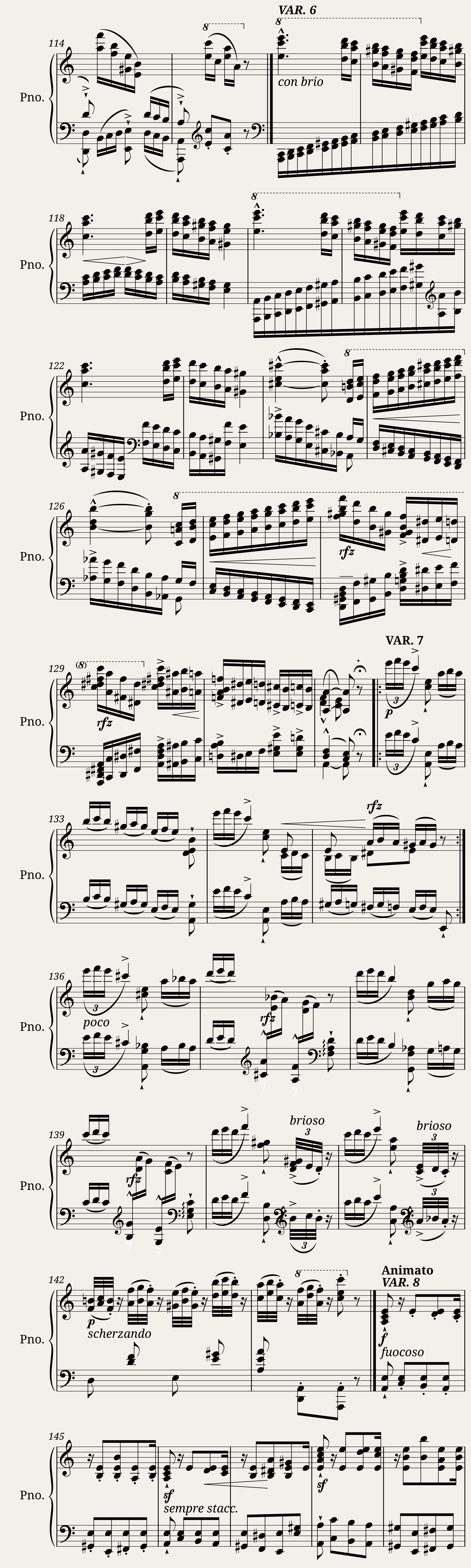 Franz Liszt: Grandes études de Paganini No.6 in A minor — 5/10