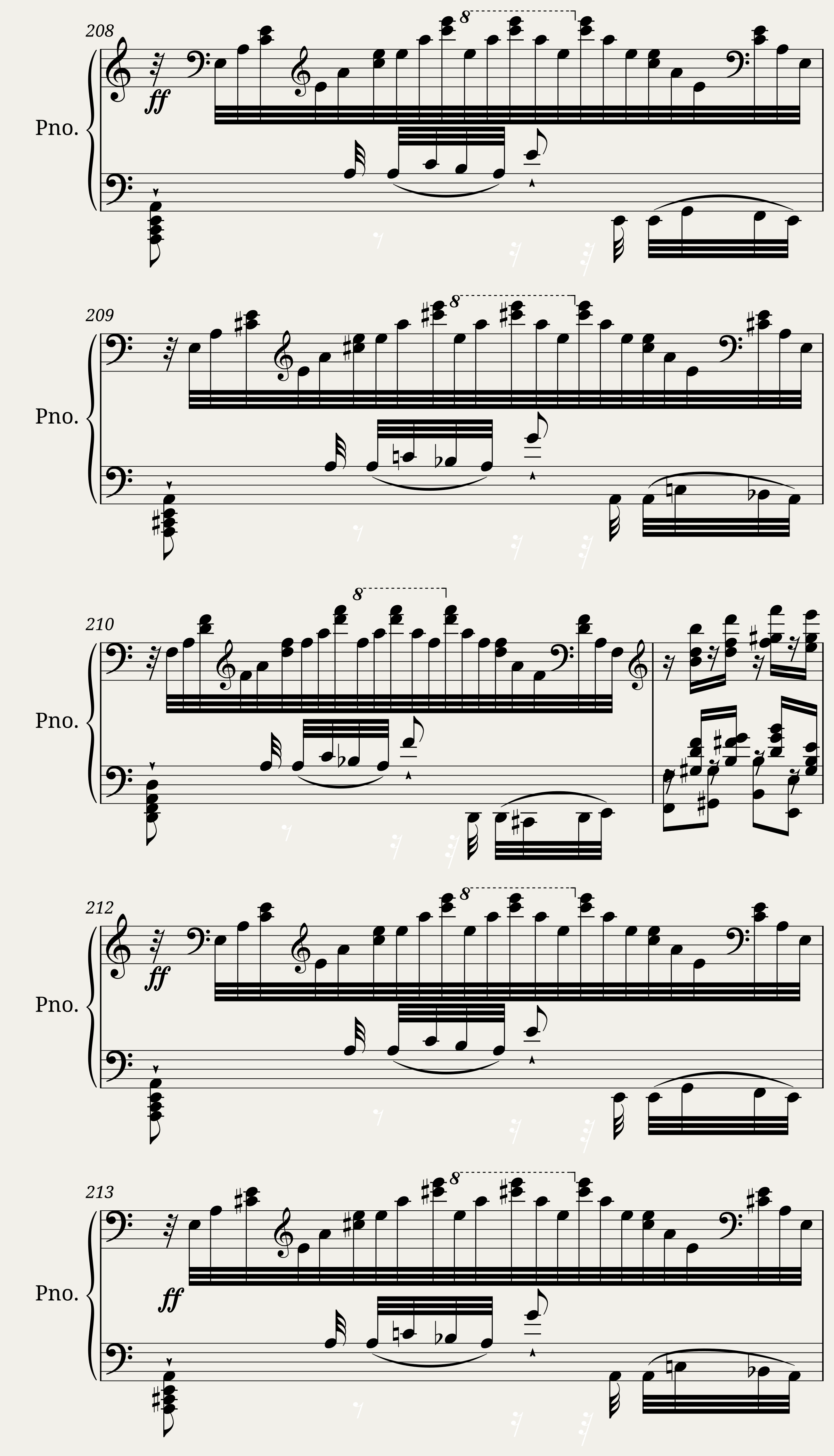 Franz Liszt: Grandes études de Paganini No.6 in A minor — 9/10