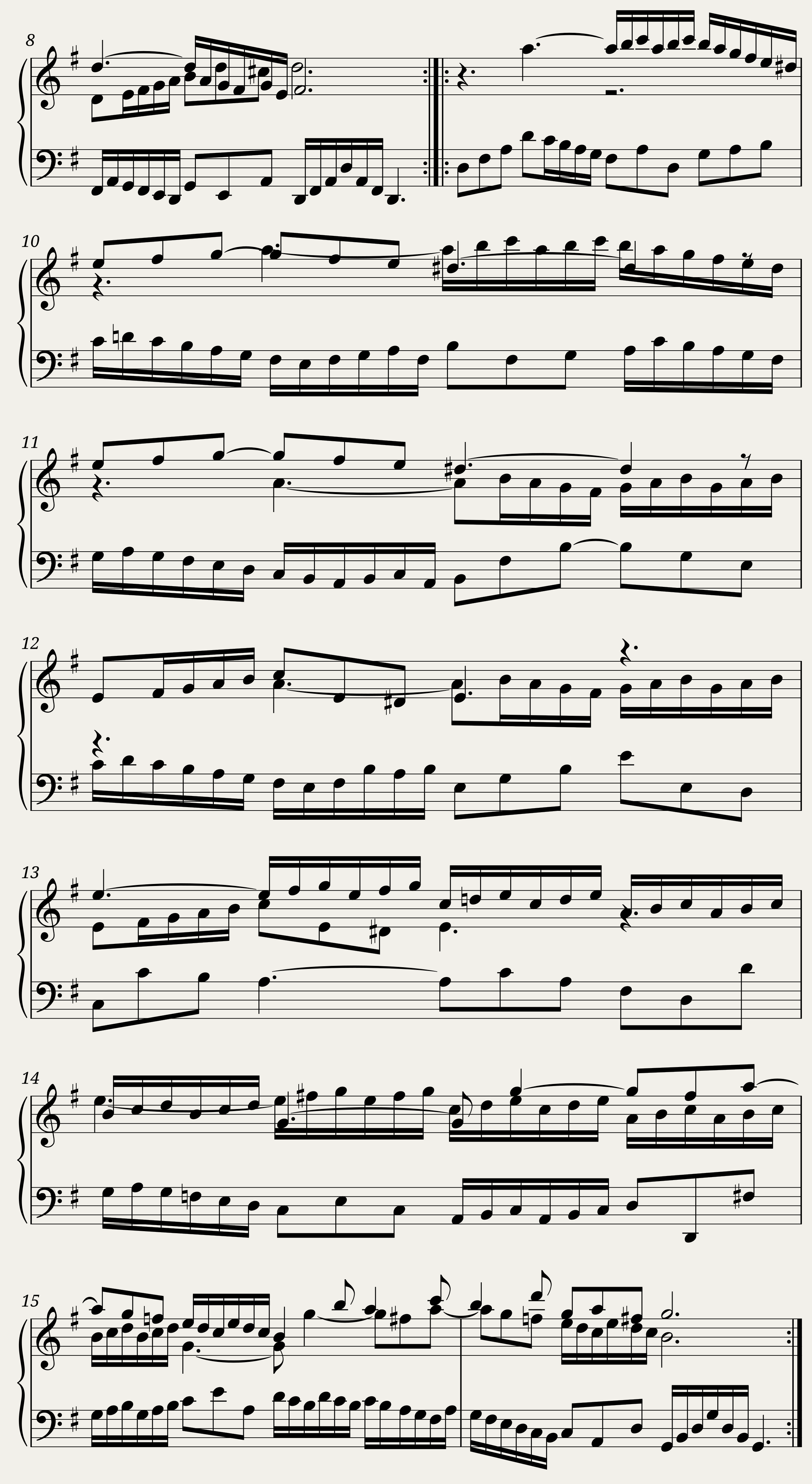 Variatio 3 a 1 Clav. Canone allUnisono — 2/2
