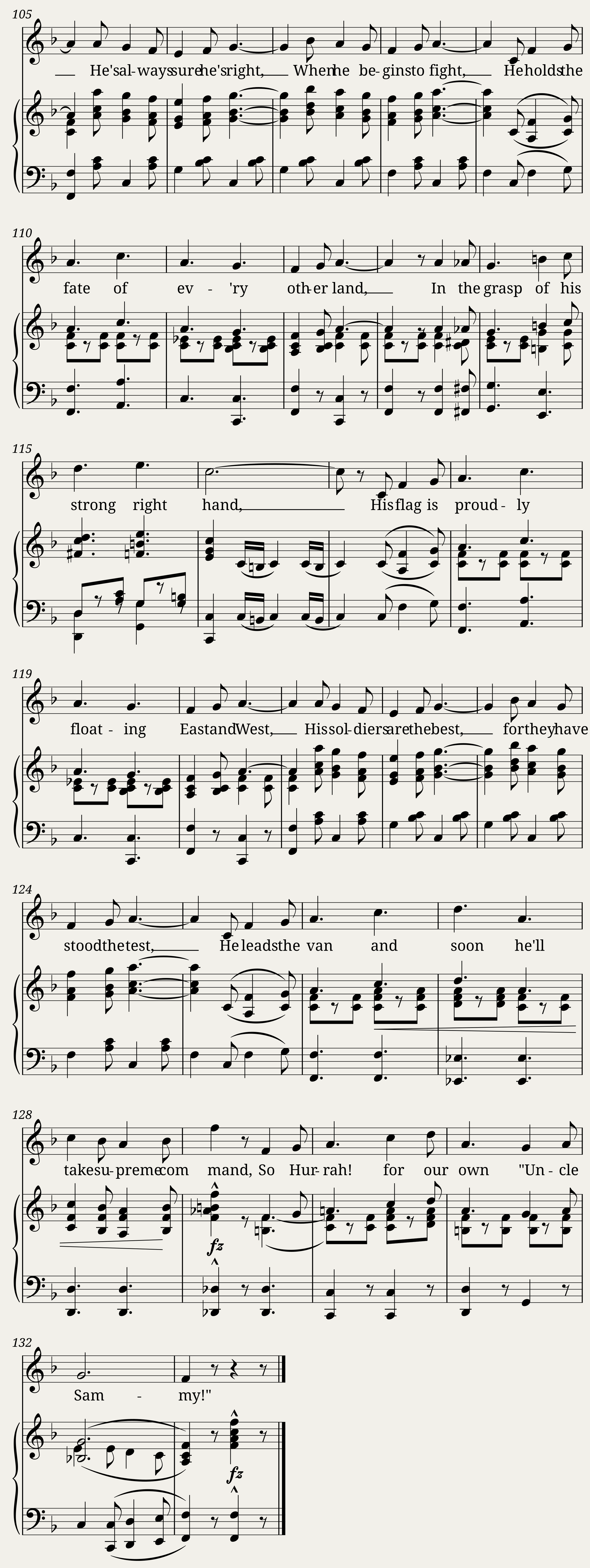 Uncle Sammy - Song Version — 4/4