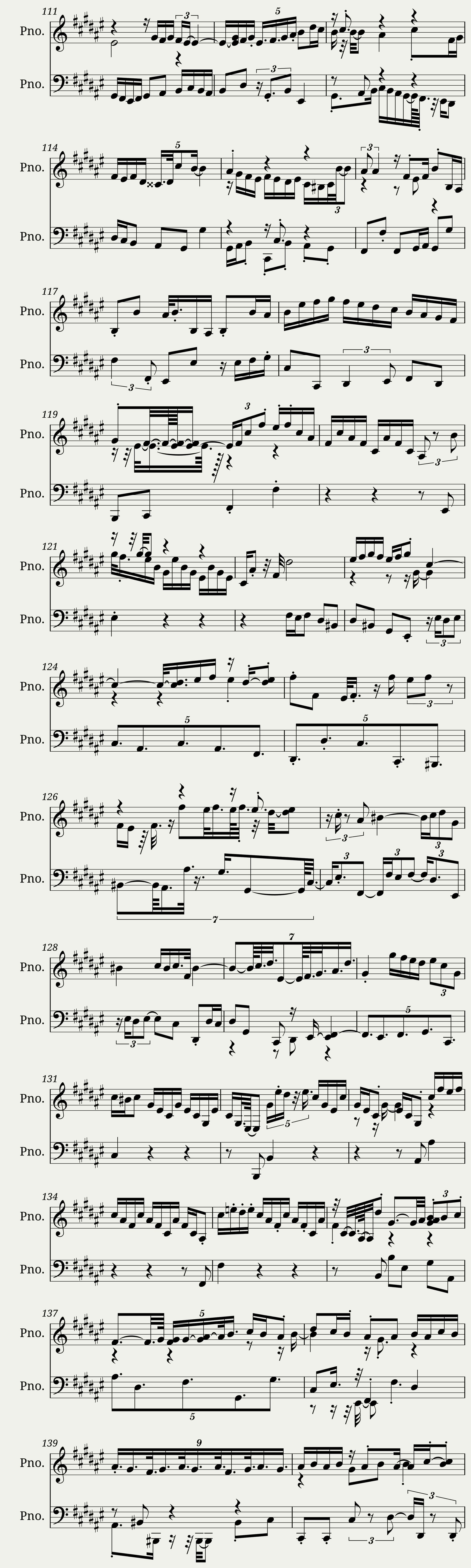 Pieces for Tenor and Harpsichord (1. Satie 2. Recitative-Aria-Recitative 3. Fugue) Op. 7 — 7/7