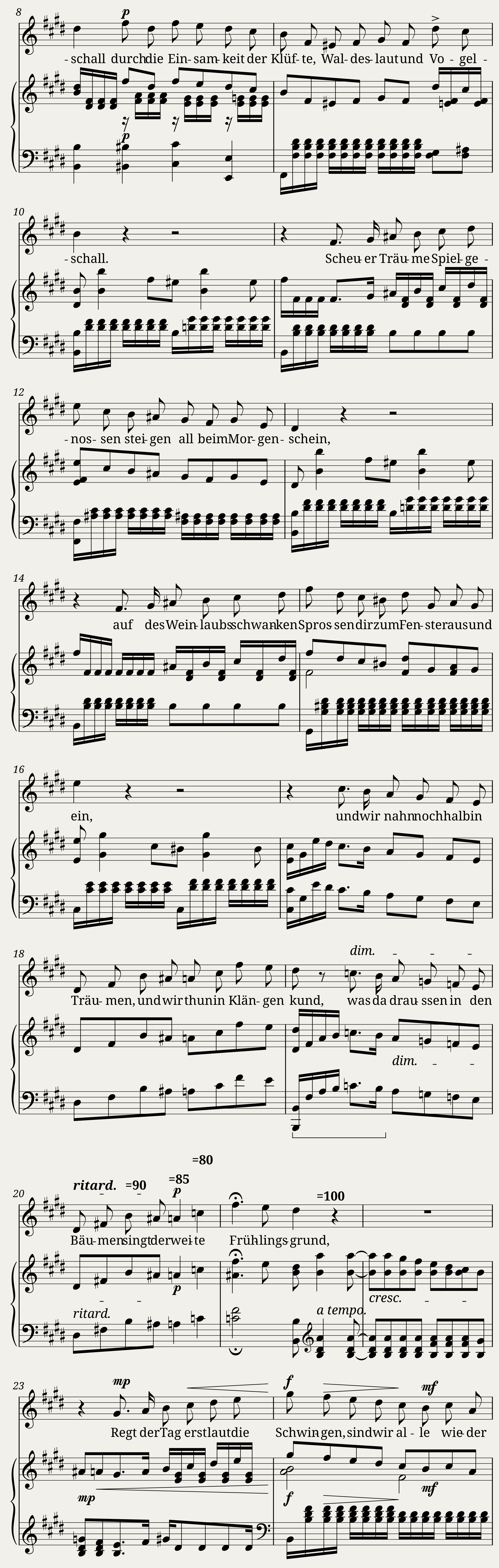 Hensel Fanny (Mendelssohn) - 5 Lieder Op.10 No.5 - Bergeslust — 2/3
