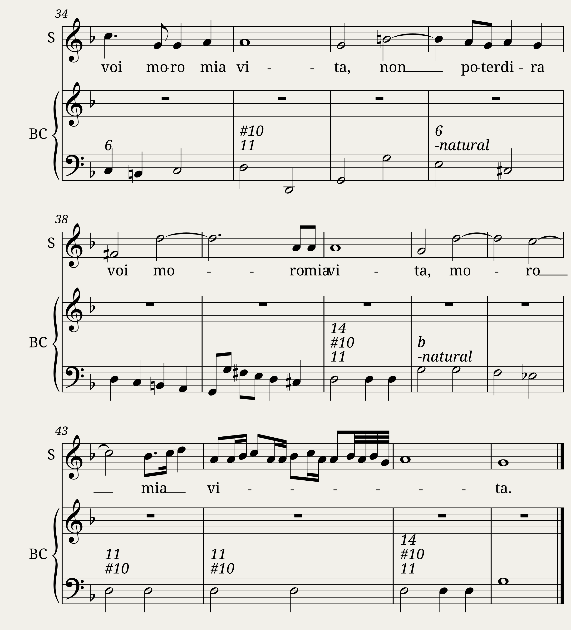 Dovro dunque morire - Giulio Caccini — 2/2