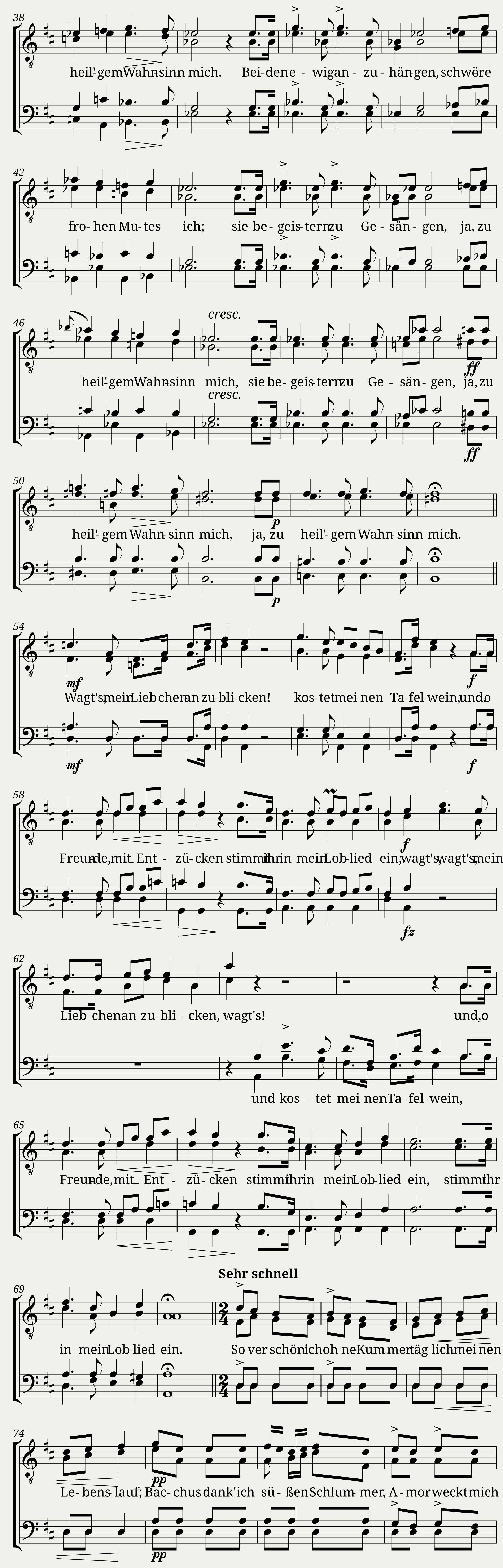 Wein und Liebe - Franz Schubert — 2/4