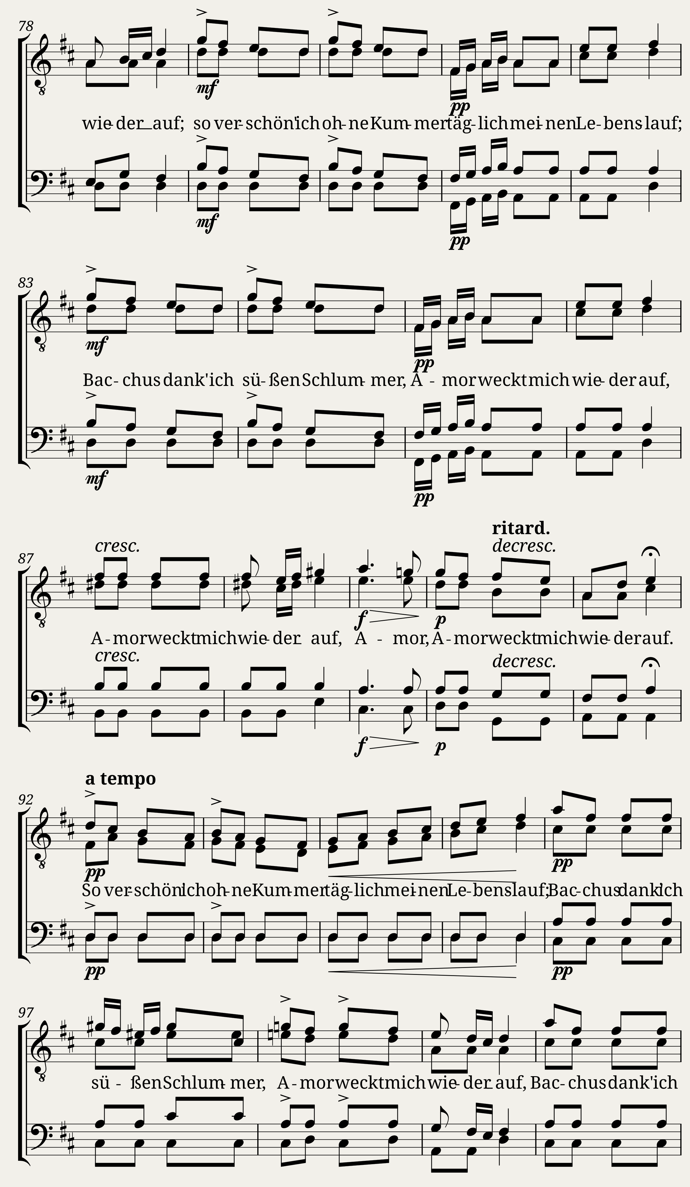 Wein und Liebe - Franz Schubert — 3/4