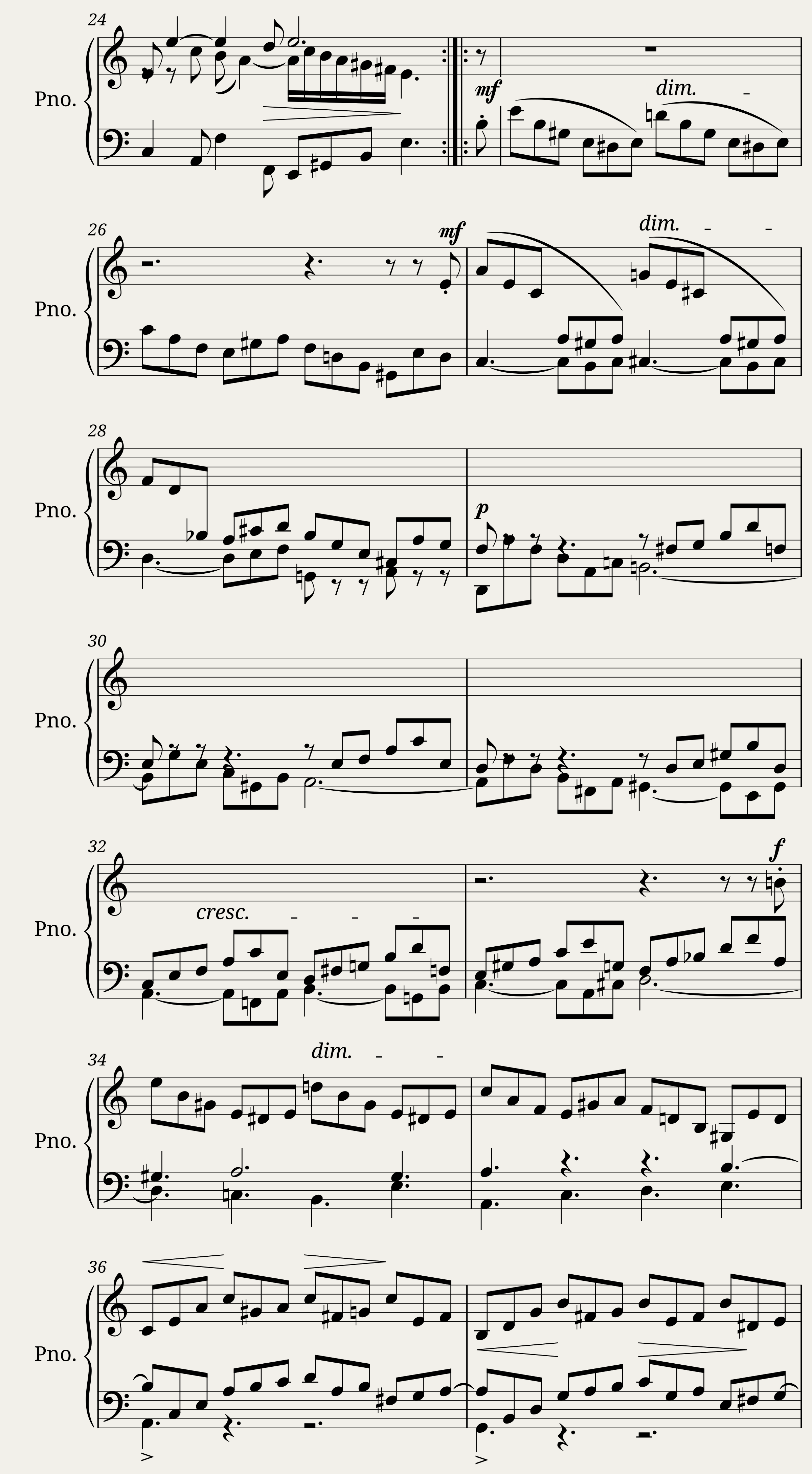 J.S. Bach Partita No.3 7. Gigue — 2/3