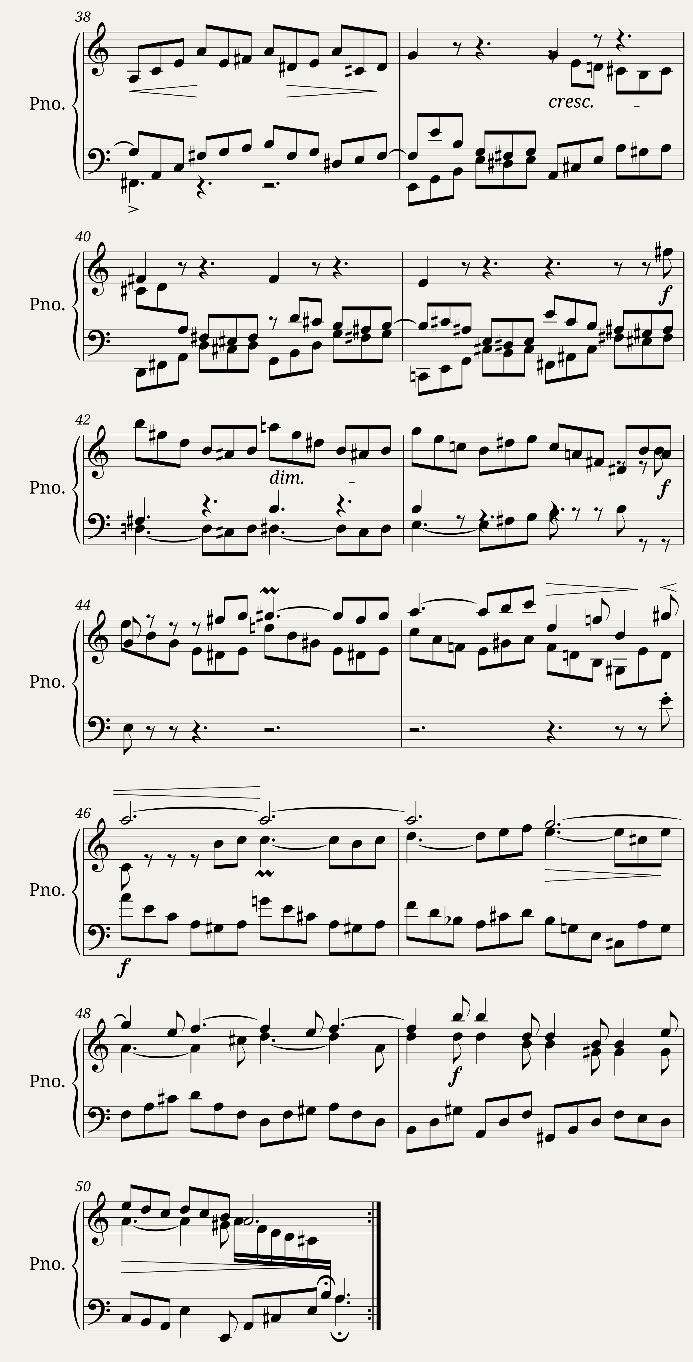 J.S. Bach Partita No.3 7. Gigue — 3/3