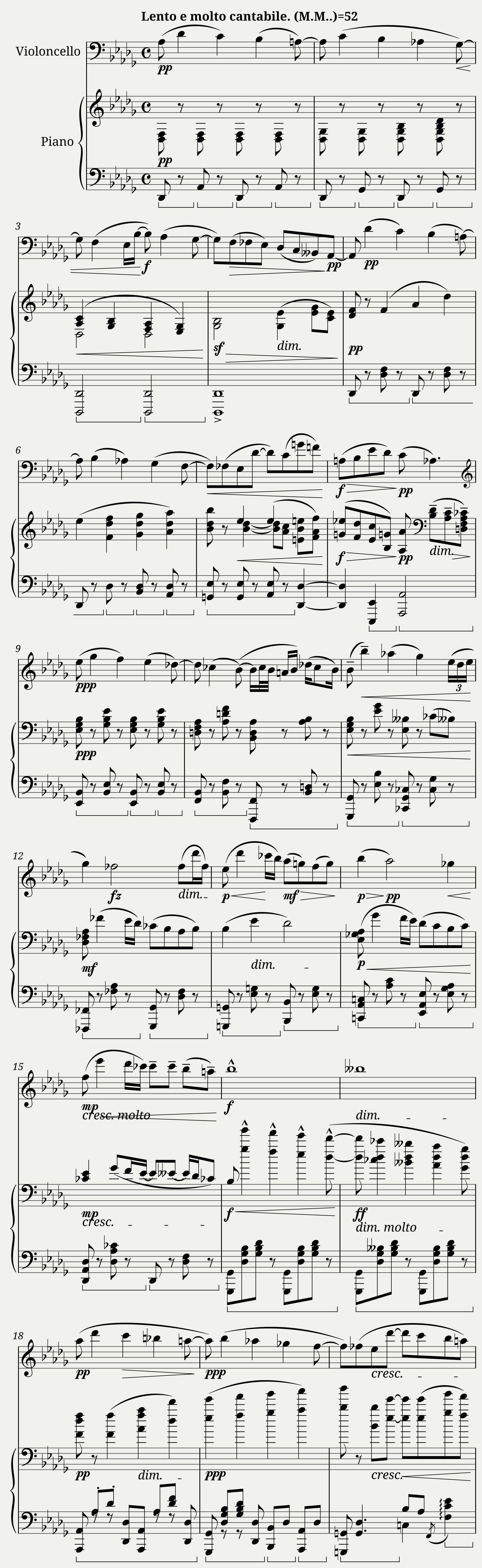 Dvorak - Klid - Waldesruhe - Silent Woods — 1/4