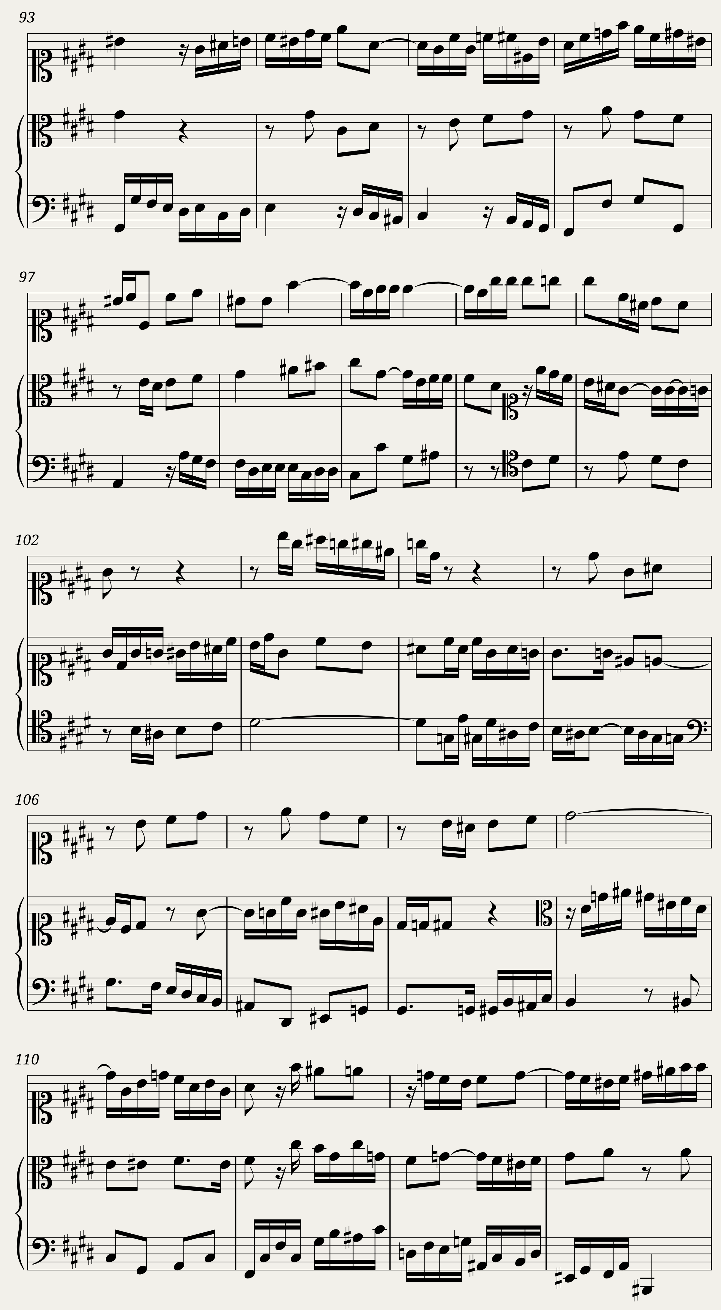 BWV 1080 The Art of Fugue Contrapunctus VIII a 3 (A = 415 Hz) — 5/9