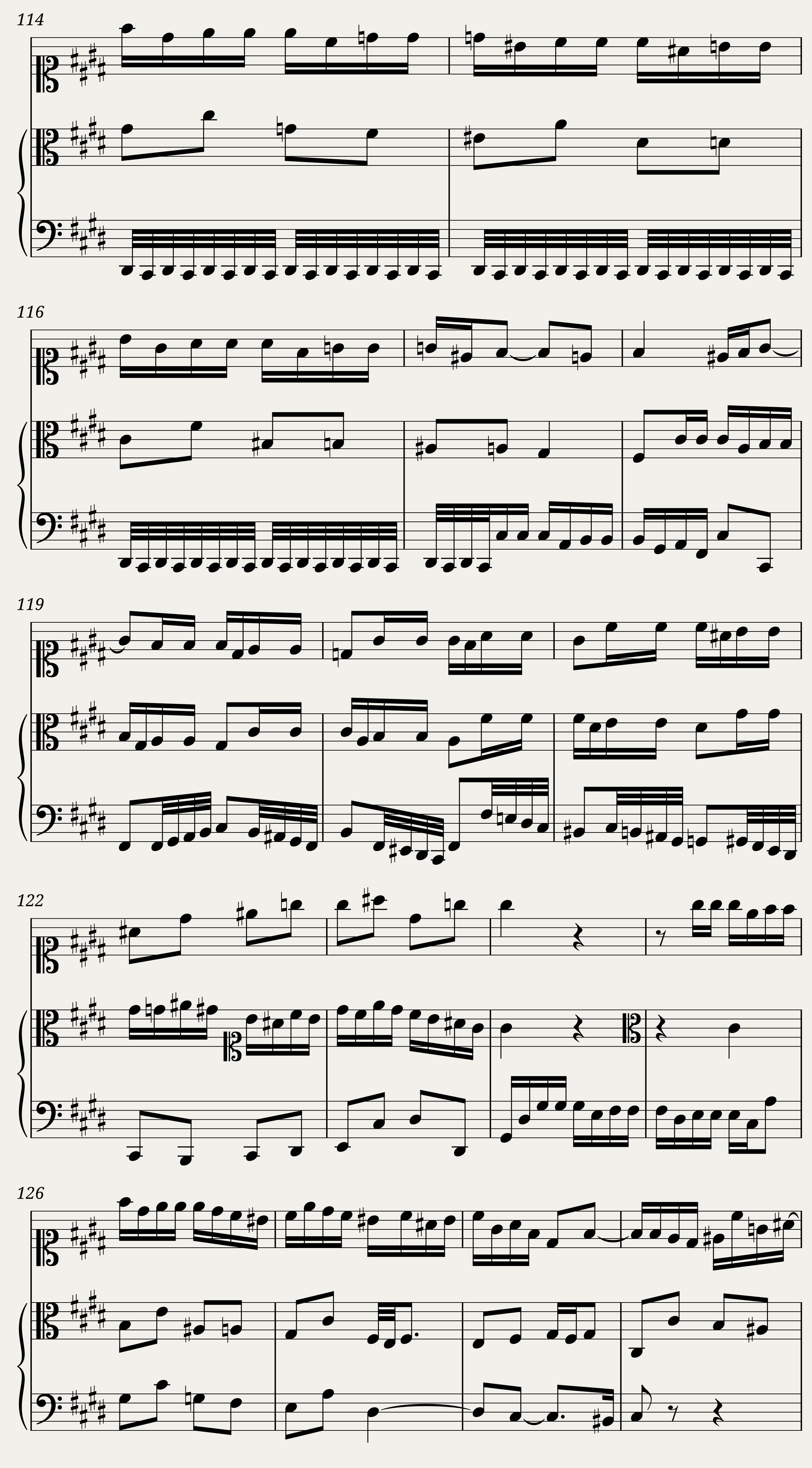 BWV 1080 The Art of Fugue Contrapunctus VIII a 3 (A = 415 Hz) — 6/9